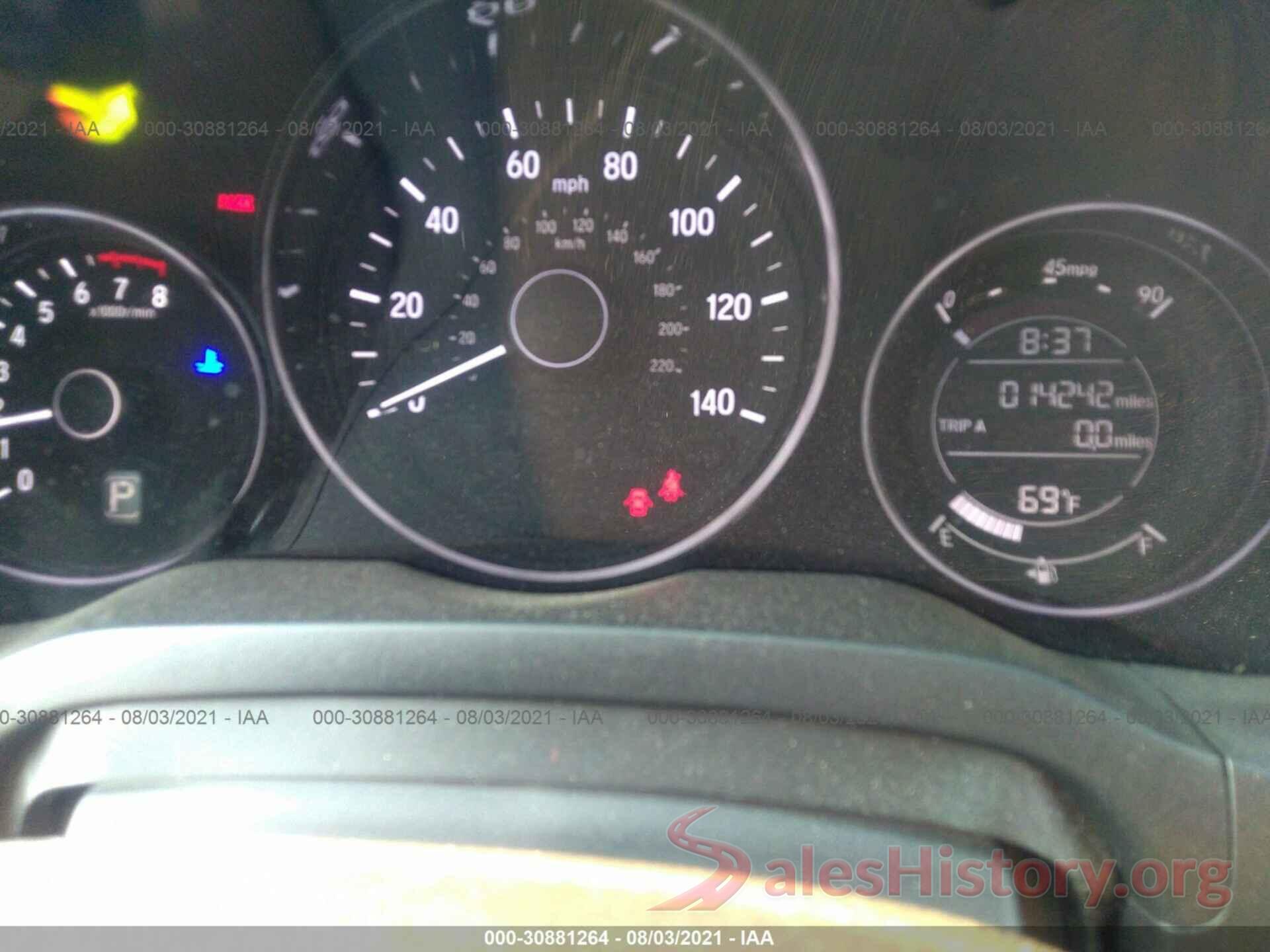 3CZRU6H30KM743216 2019 HONDA HR-V