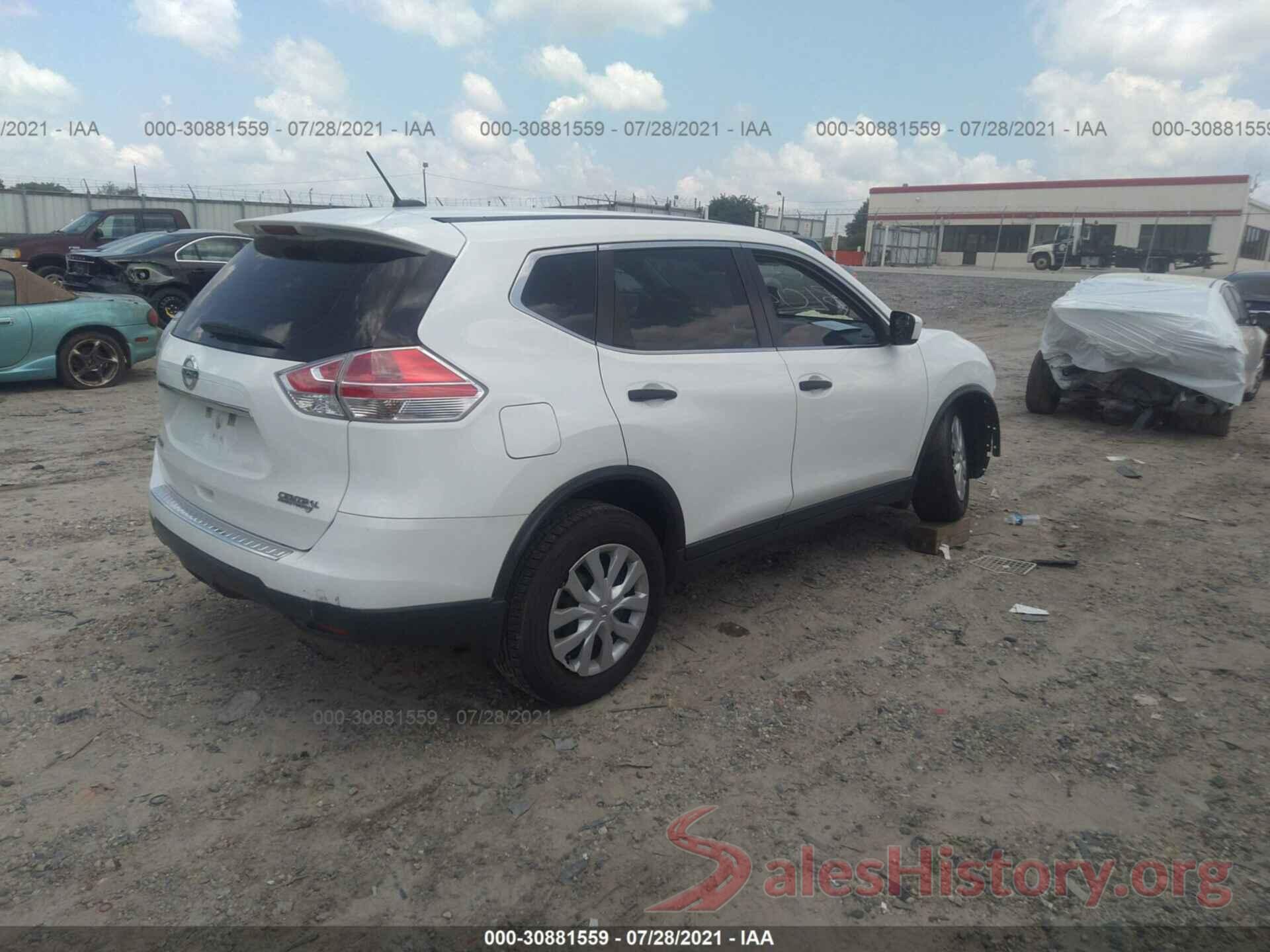 KNMAT2MT3GP625408 2016 NISSAN ROGUE