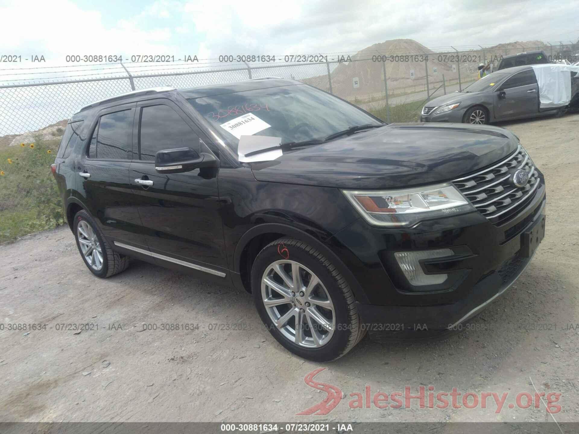 1FM5K7F80GGC06955 2016 FORD EXPLORER