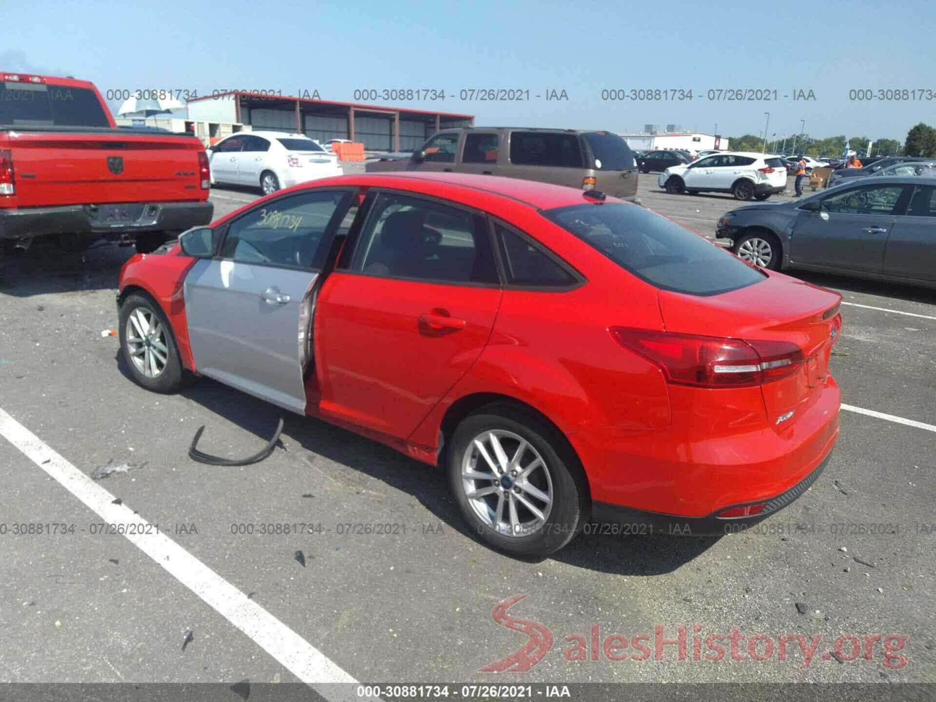 1FADP3F27GL331793 2016 FORD FOCUS