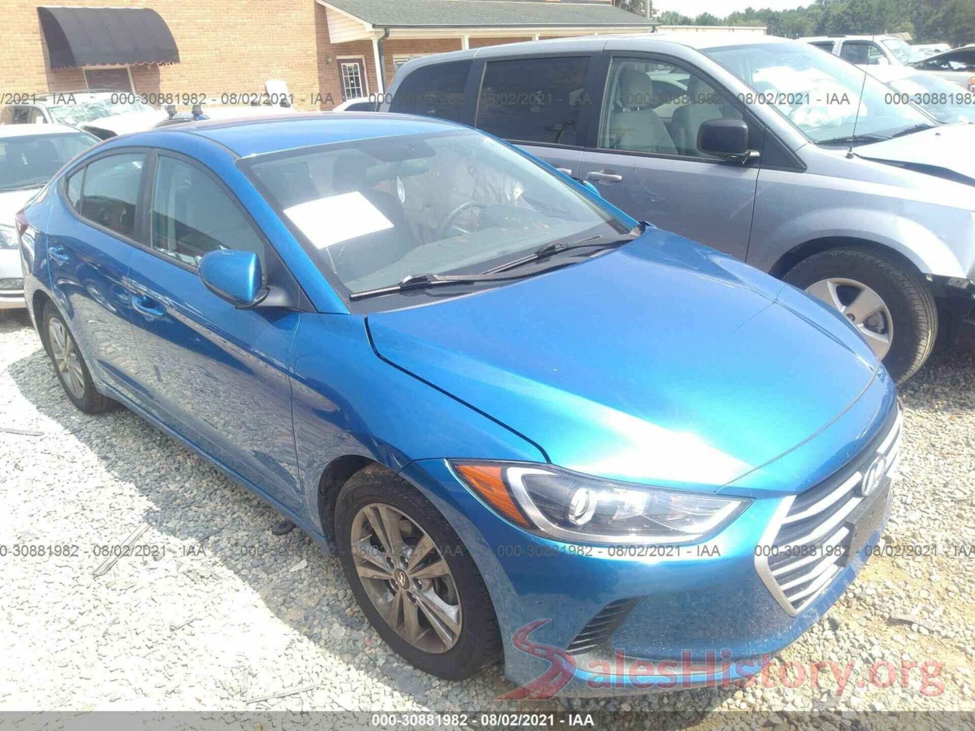 5NPD84LF8HH108754 2017 HYUNDAI ELANTRA