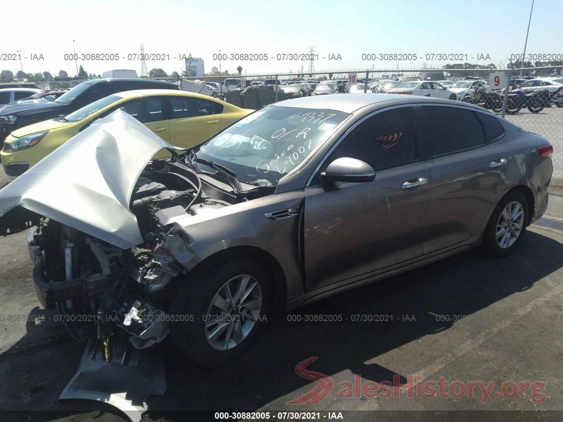 5XXGT4L30GG089337 2016 KIA OPTIMA