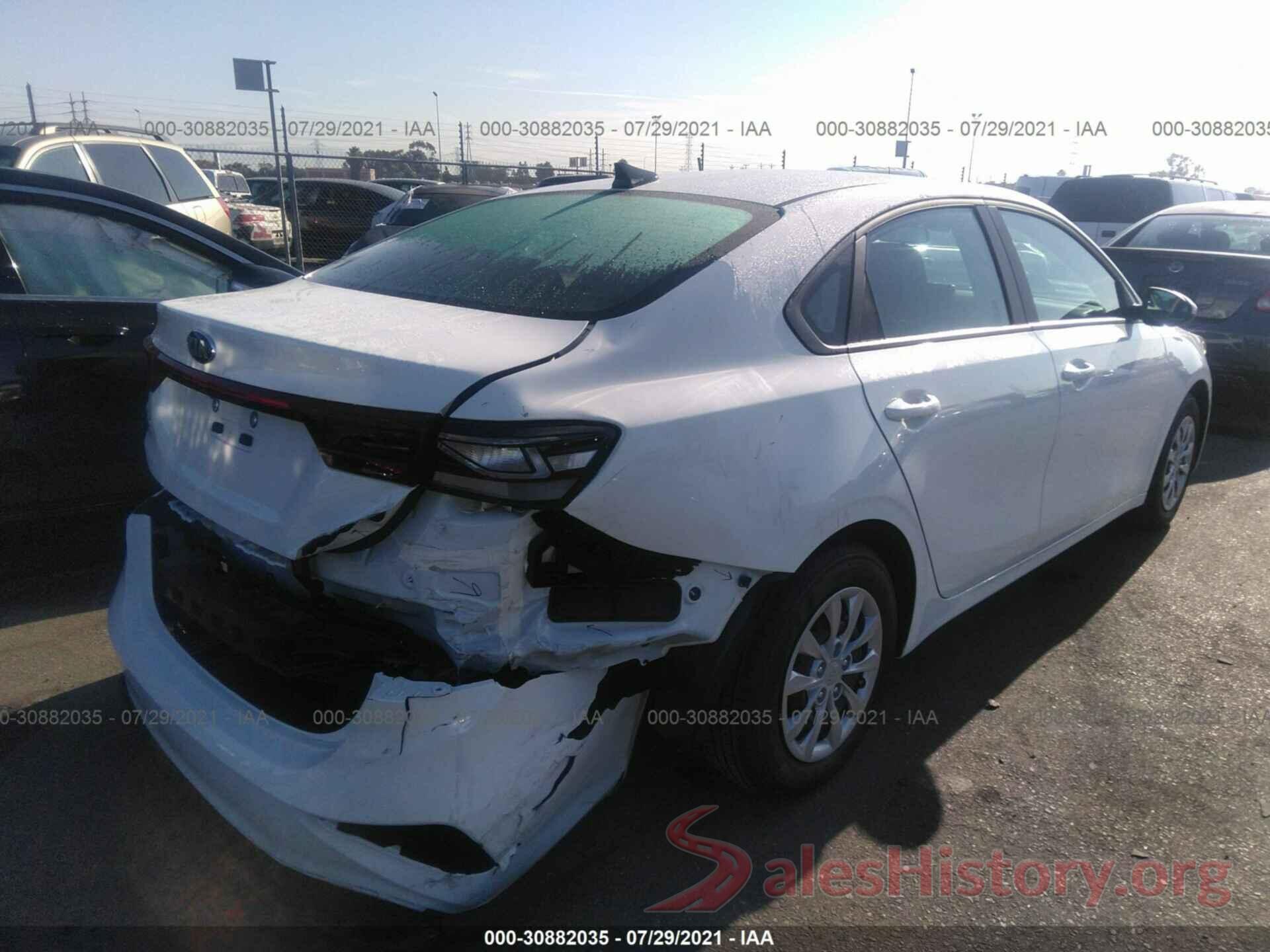 3KPF24AD6ME352803 2021 KIA FORTE