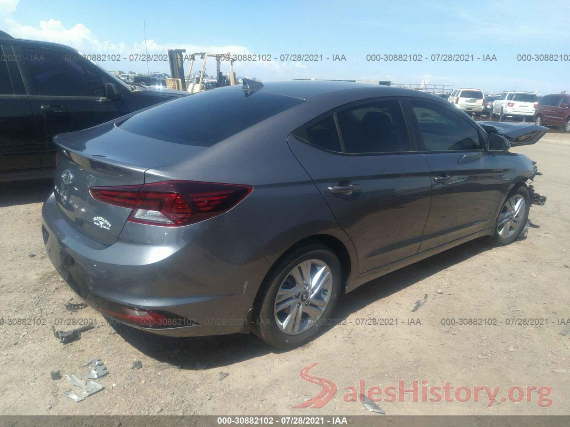 5NPD84LF0LH544393 2020 HYUNDAI ELANTRA