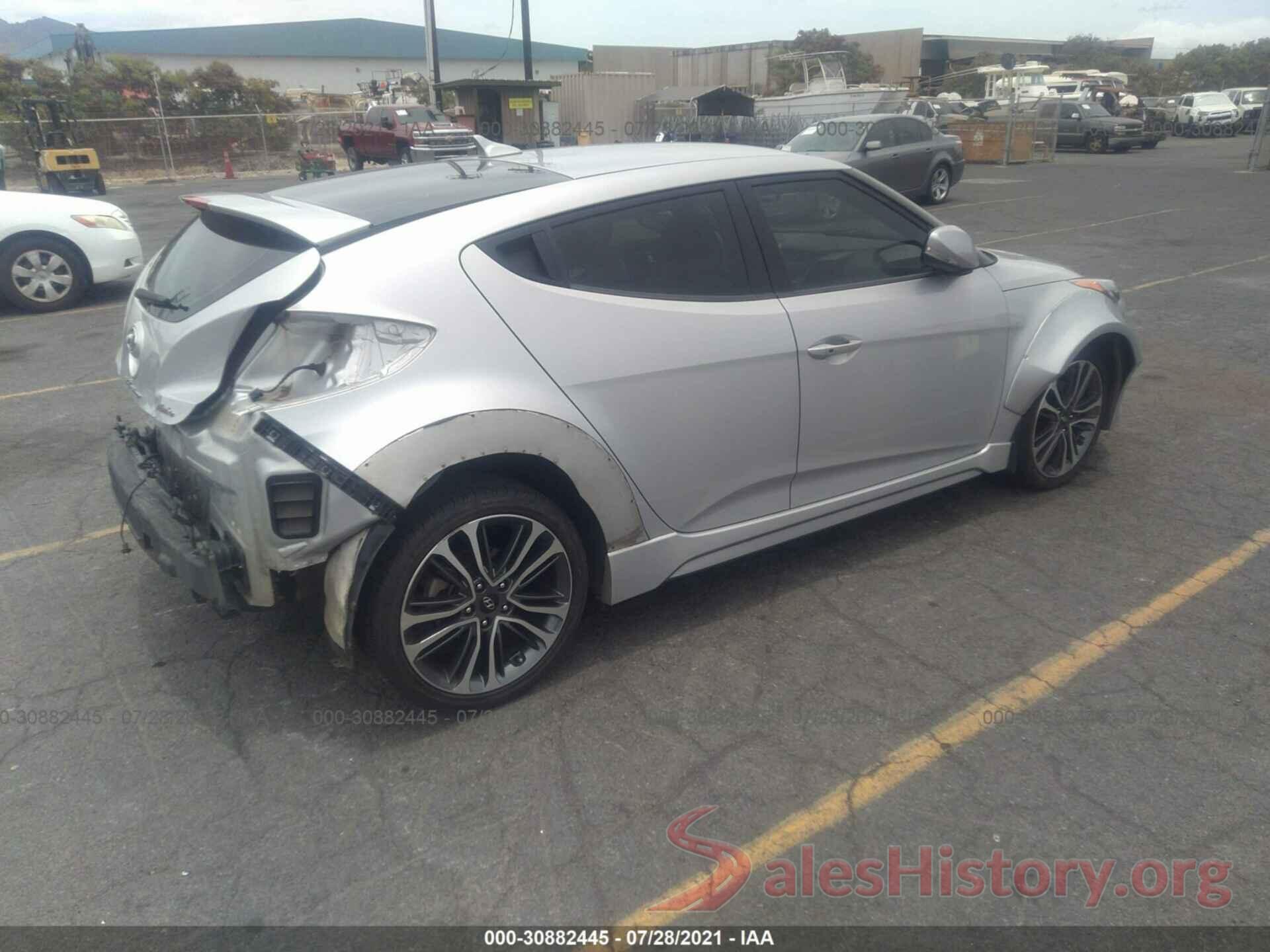 KMHTC6AE4GU253922 2016 HYUNDAI VELOSTER