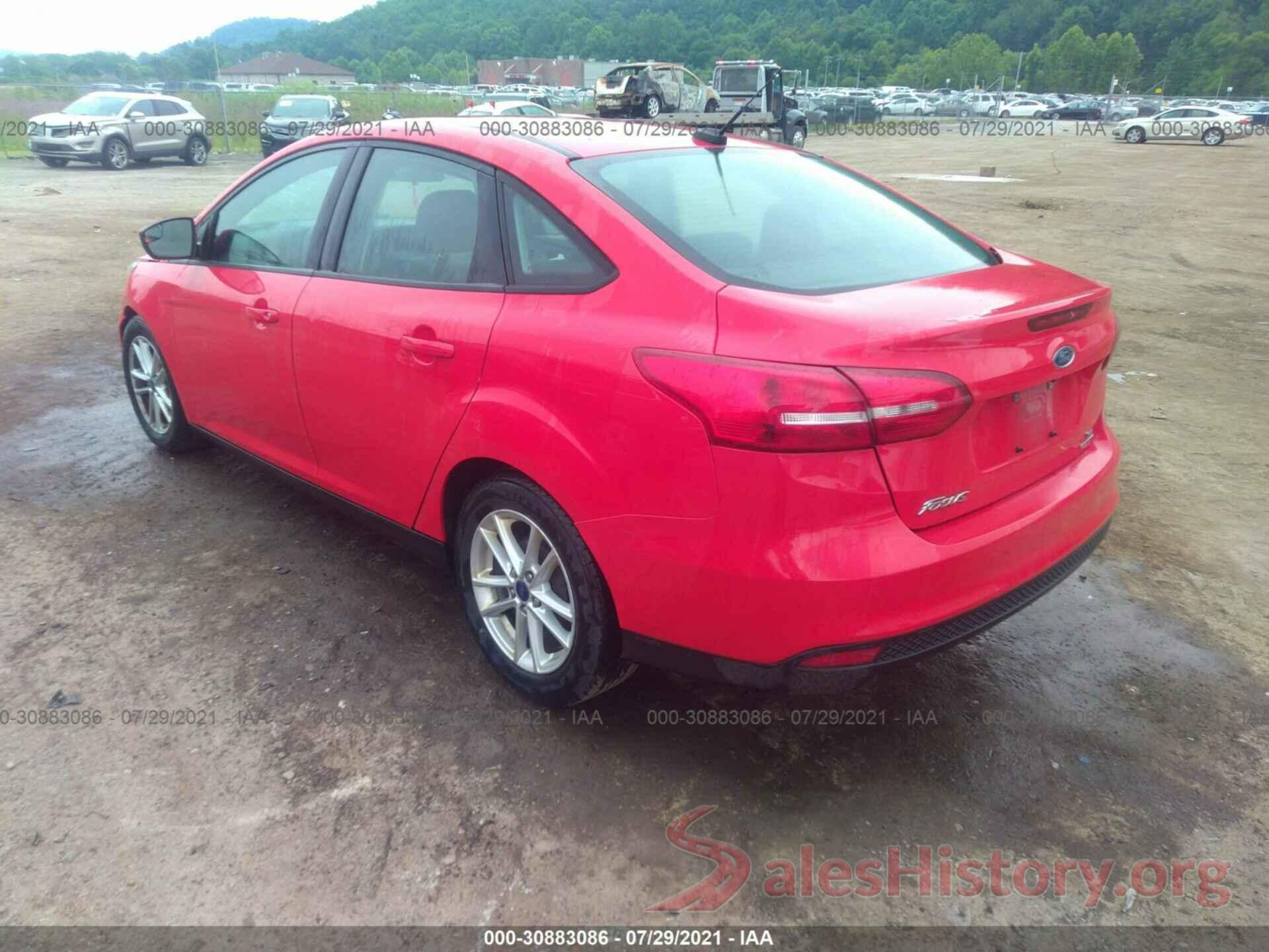 1FADP3F25GL298258 2016 FORD FOCUS