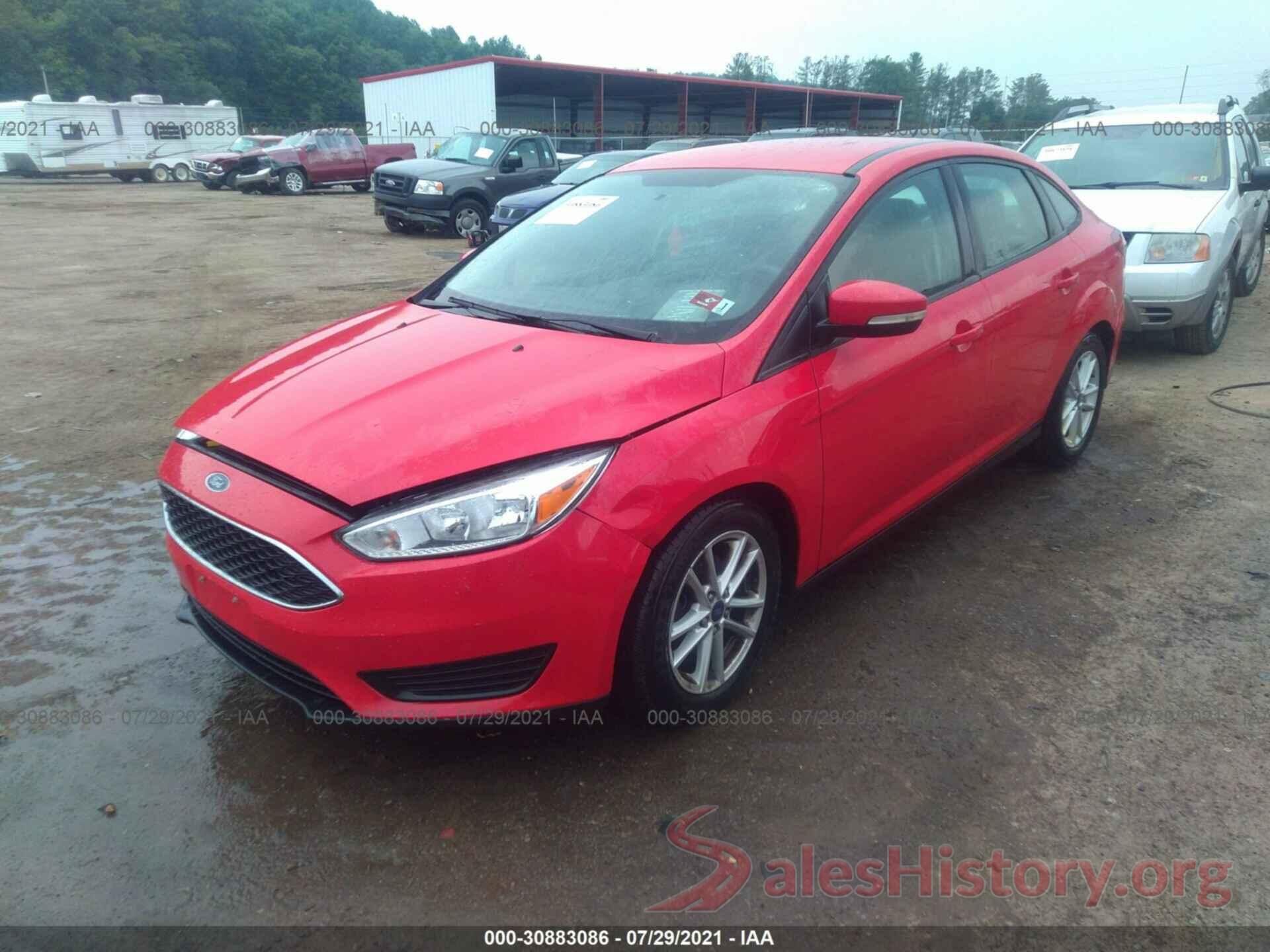 1FADP3F25GL298258 2016 FORD FOCUS