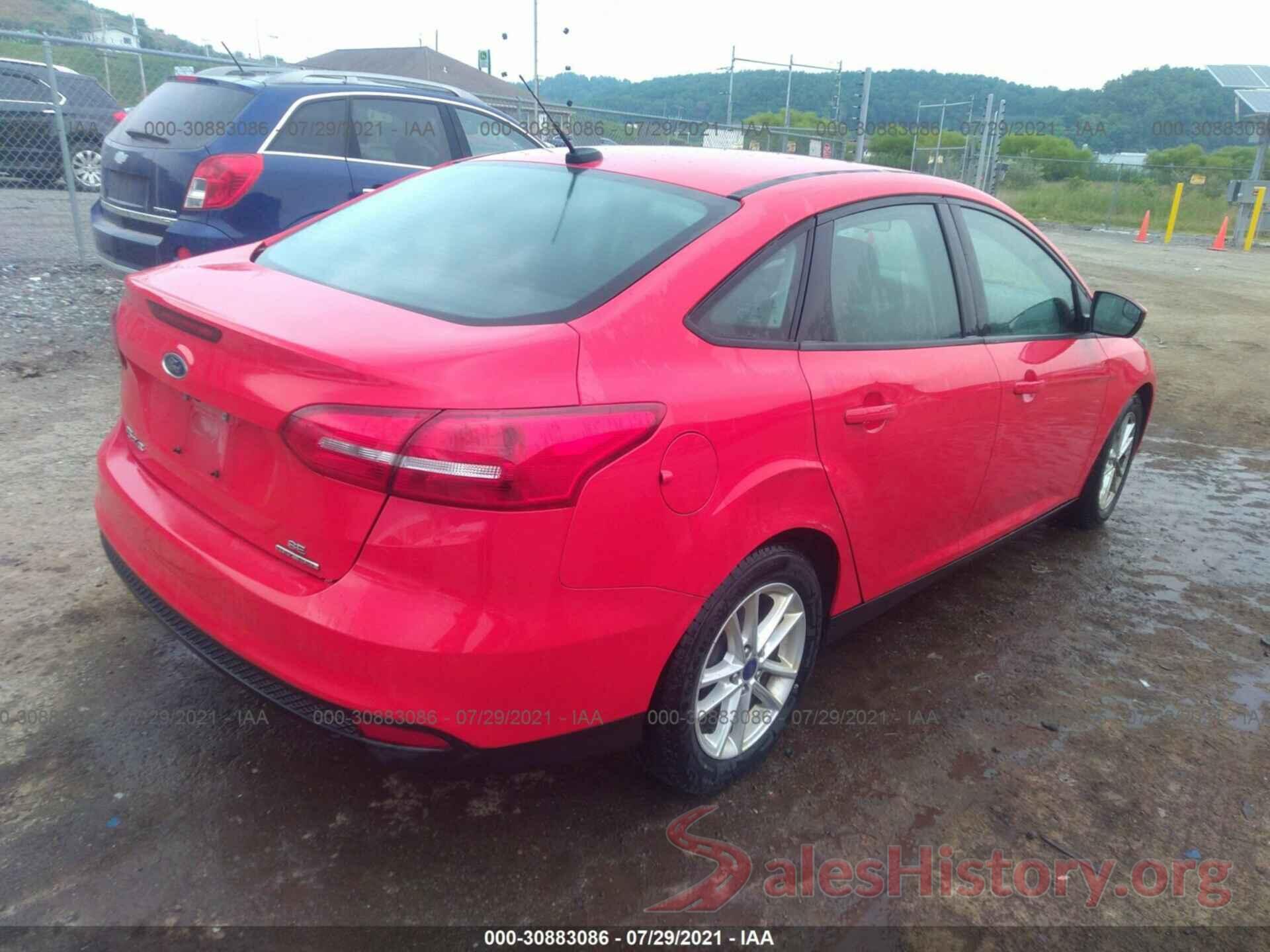 1FADP3F25GL298258 2016 FORD FOCUS