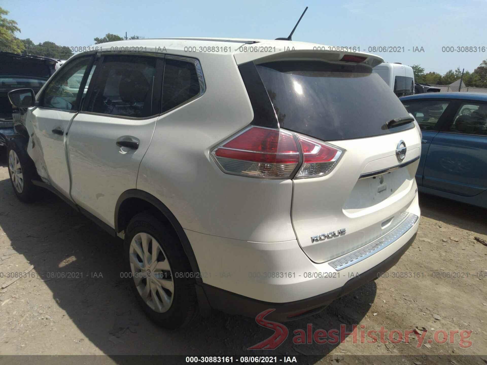 KNMAT2MV4GP657821 2016 NISSAN ROGUE