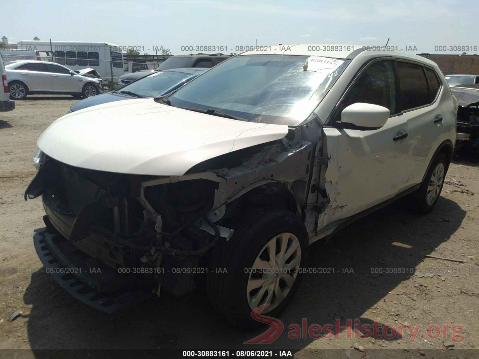 KNMAT2MV4GP657821 2016 NISSAN ROGUE