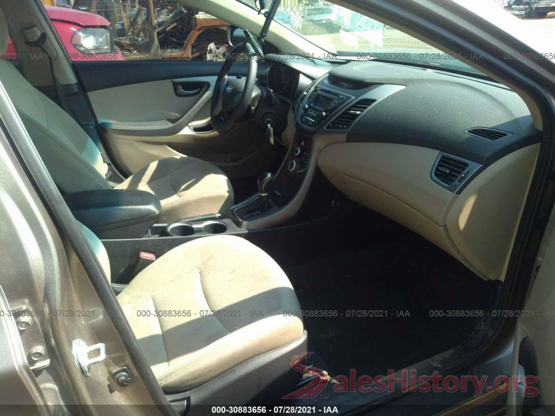 5NPDH4AE6GH716099 2016 HYUNDAI ELANTRA