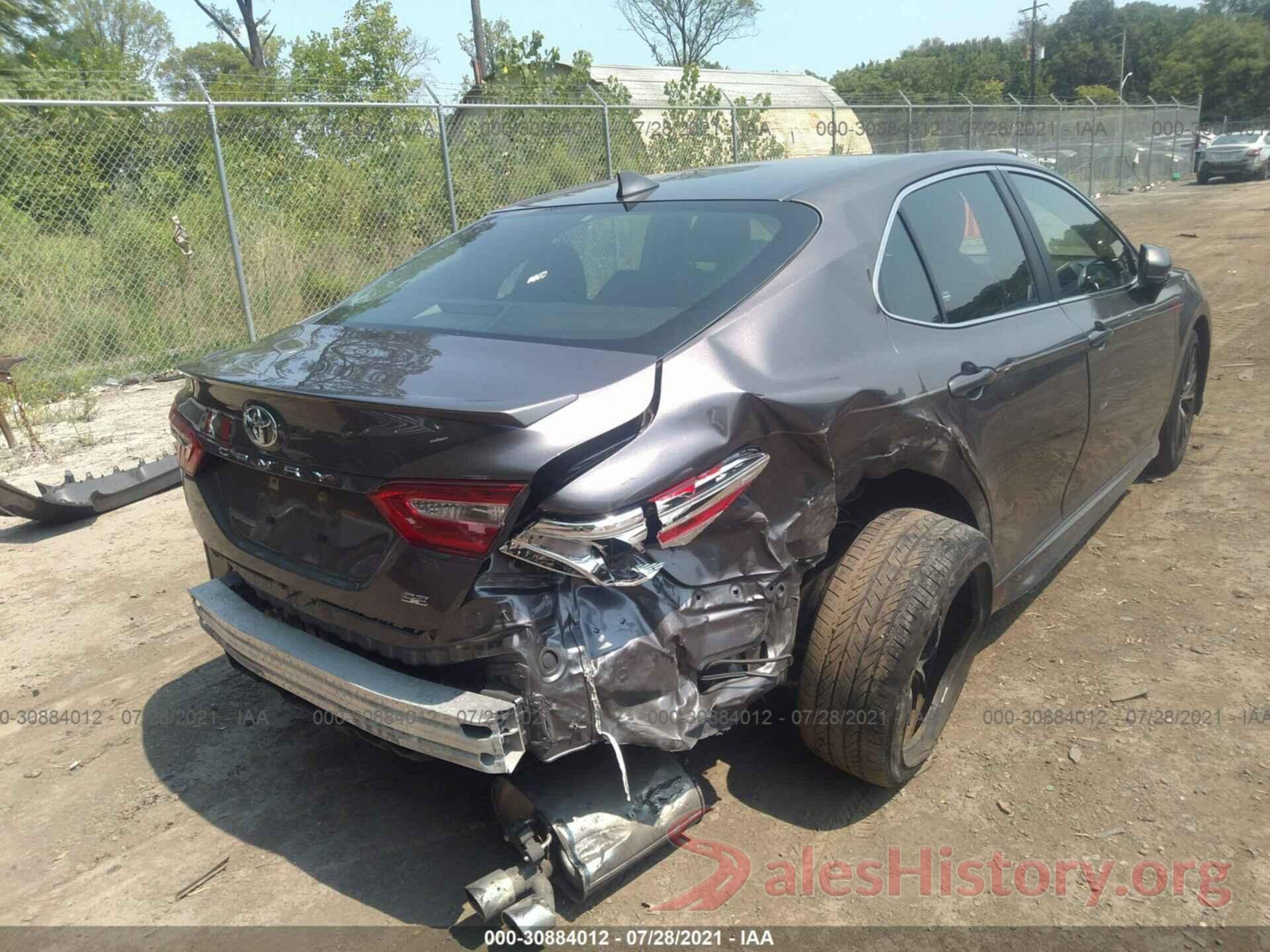 4T1G11AK0LU338671 2020 TOYOTA CAMRY