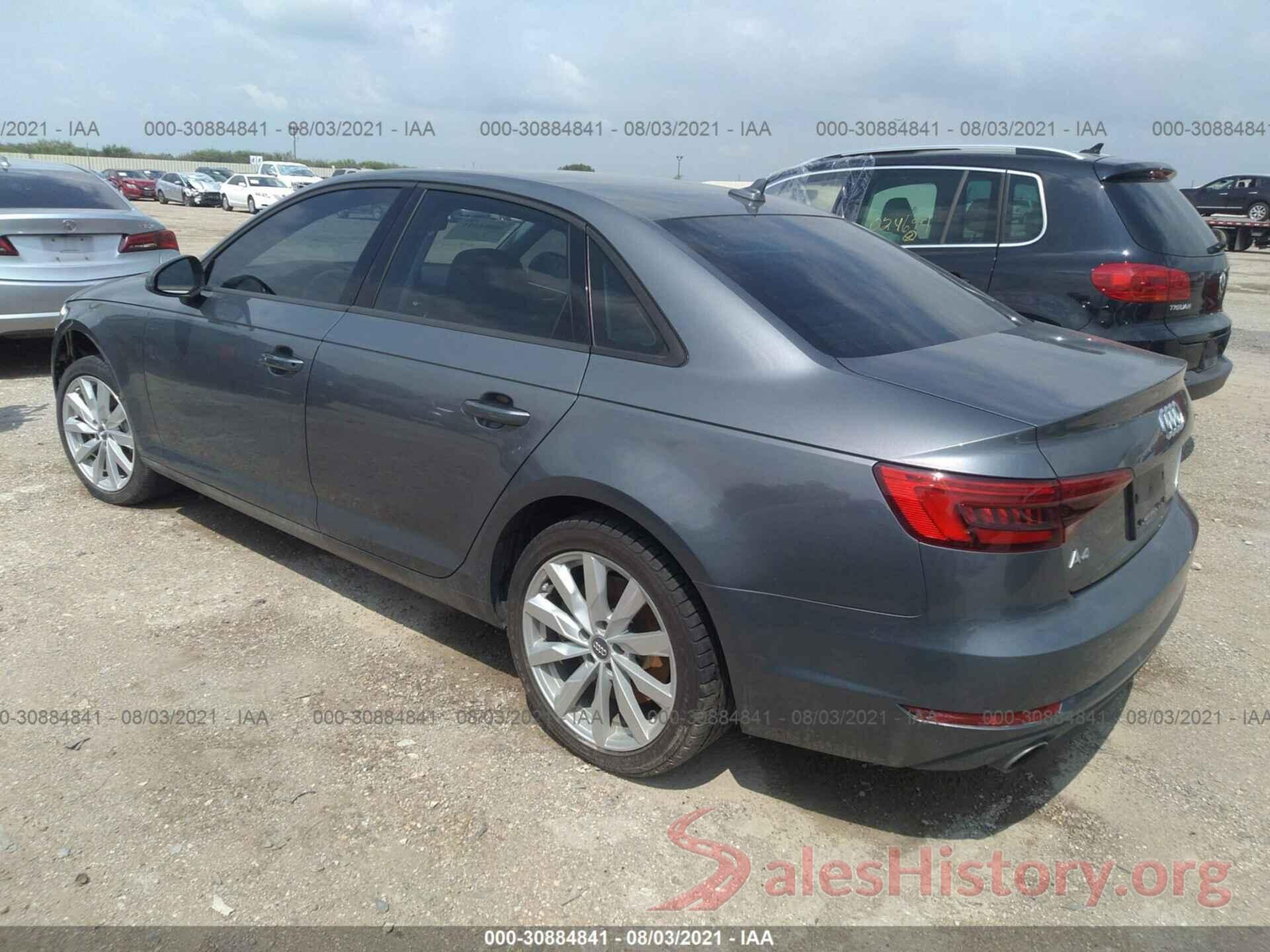 WAUGNAF46HN034598 2017 AUDI A4