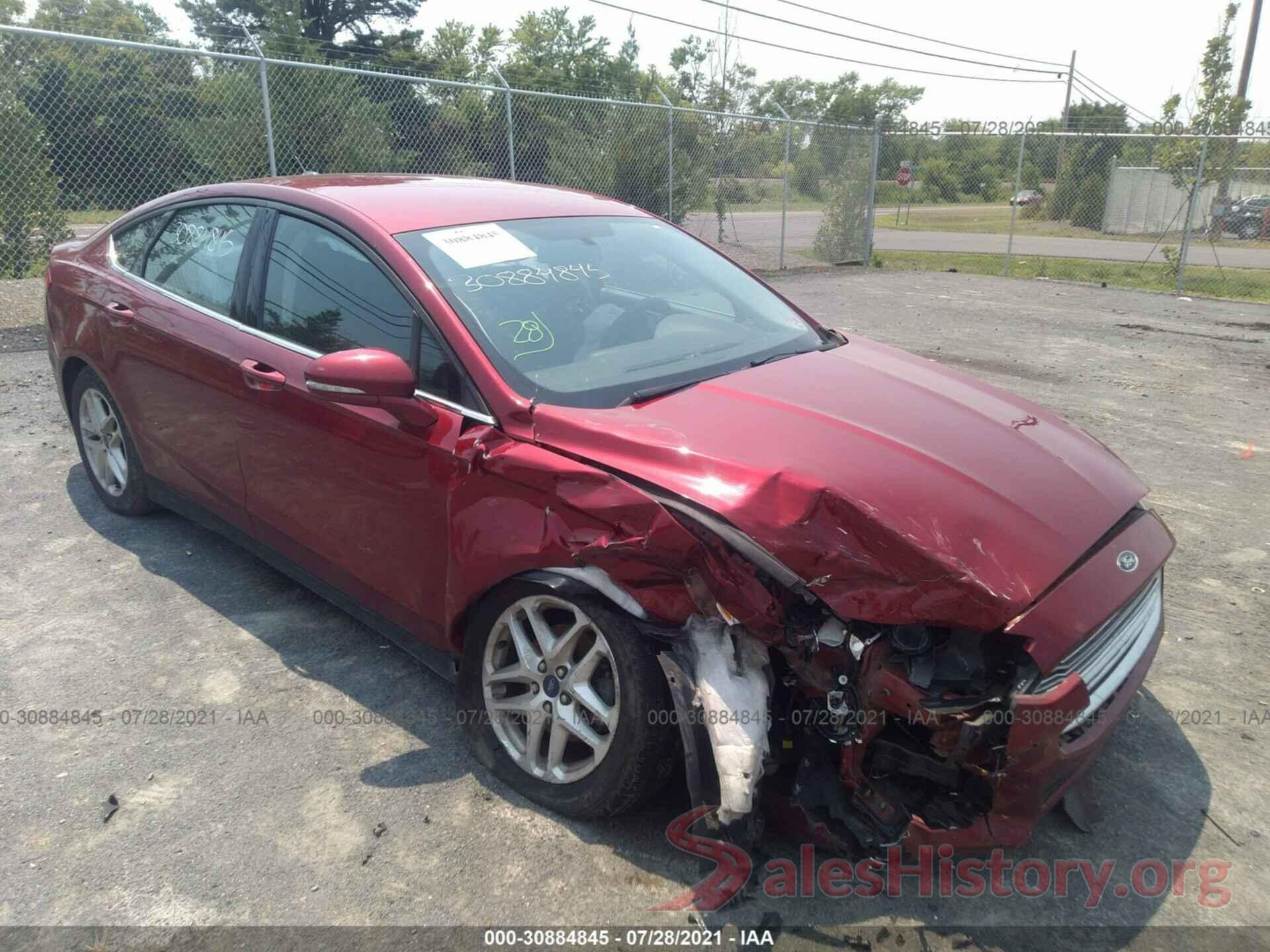 3FA6P0H7XGR189859 2016 FORD FUSION