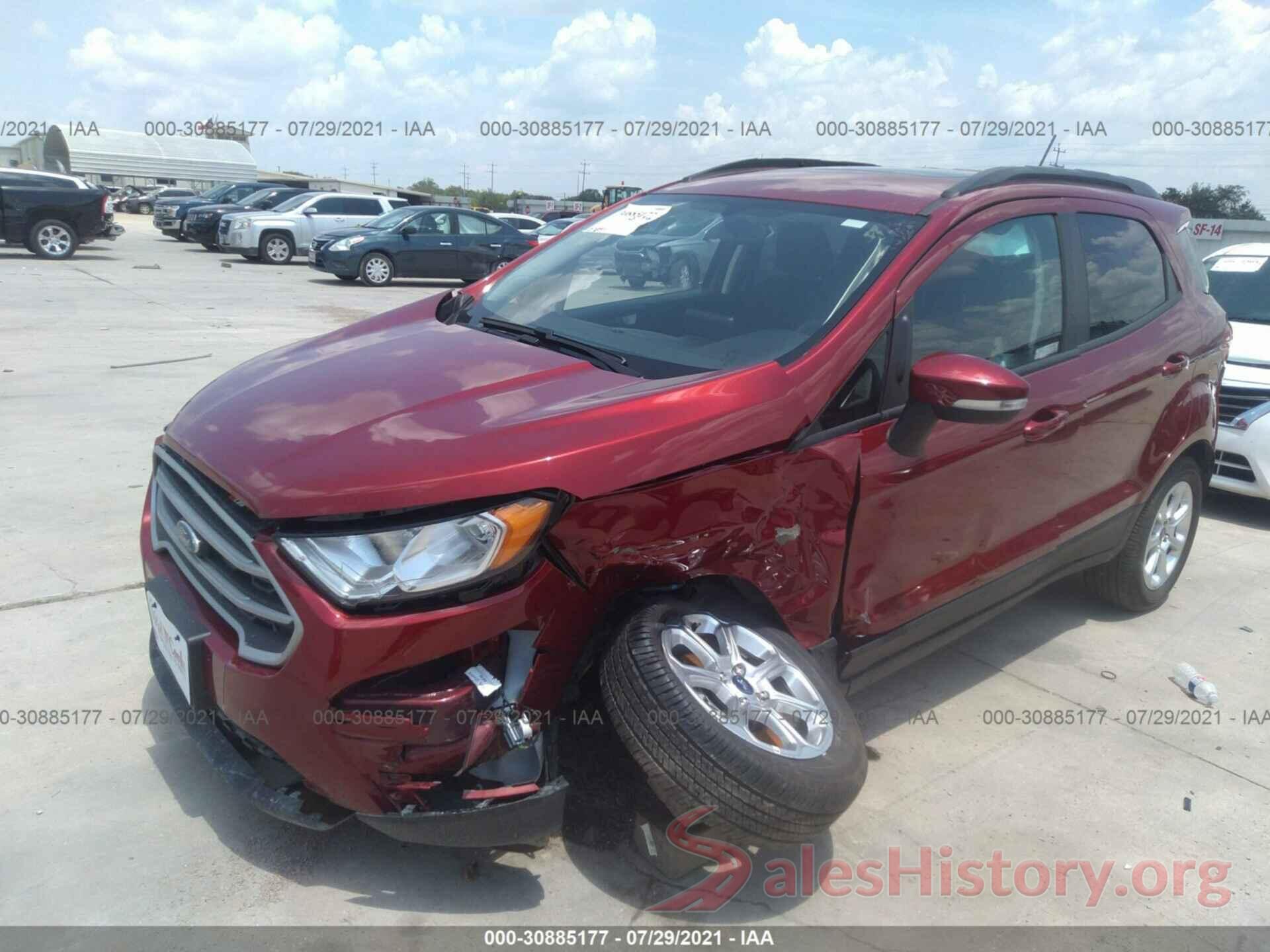 MAJ3S2GE8MC412651 2021 FORD ECOSPORT