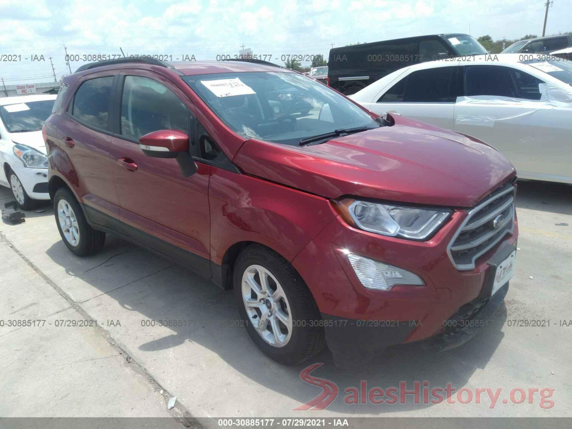 MAJ3S2GE8MC412651 2021 FORD ECOSPORT