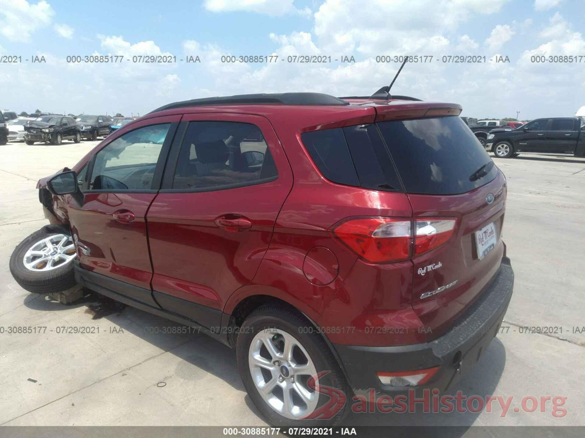 MAJ3S2GE8MC412651 2021 FORD ECOSPORT