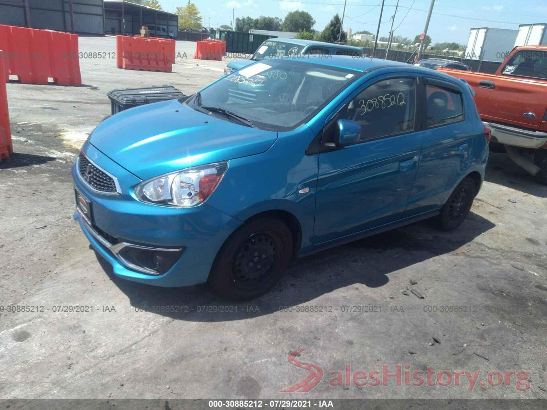 ML32A3HJ2HH018259 2017 MITSUBISHI MIRAGE