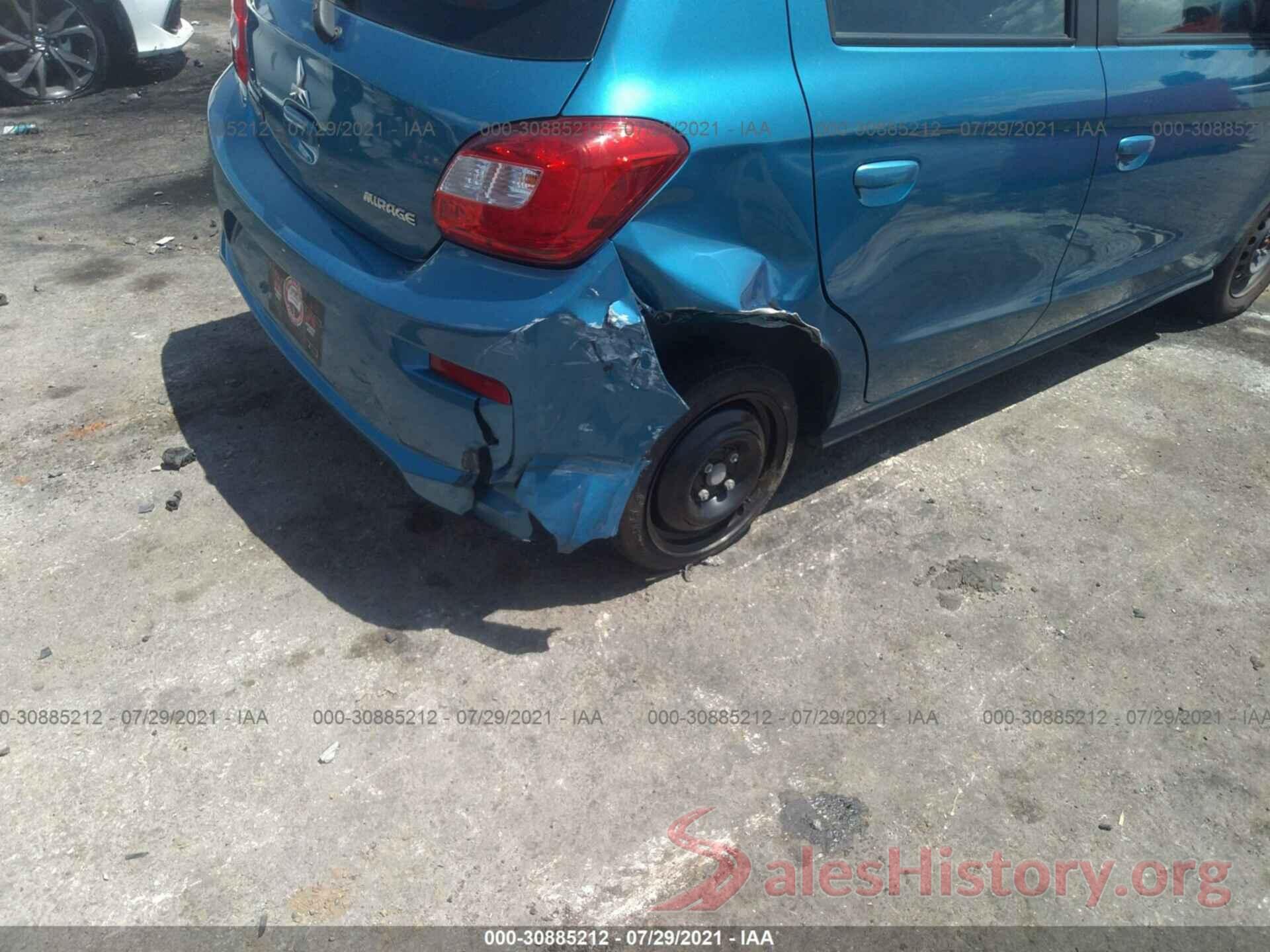 ML32A3HJ2HH018259 2017 MITSUBISHI MIRAGE