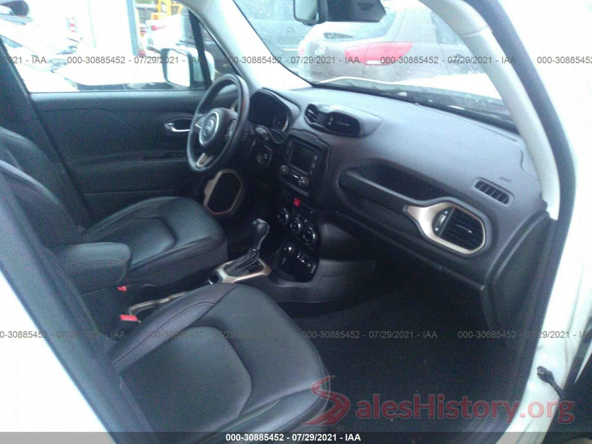 ZACCJBDT4GPD51296 2016 JEEP RENEGADE