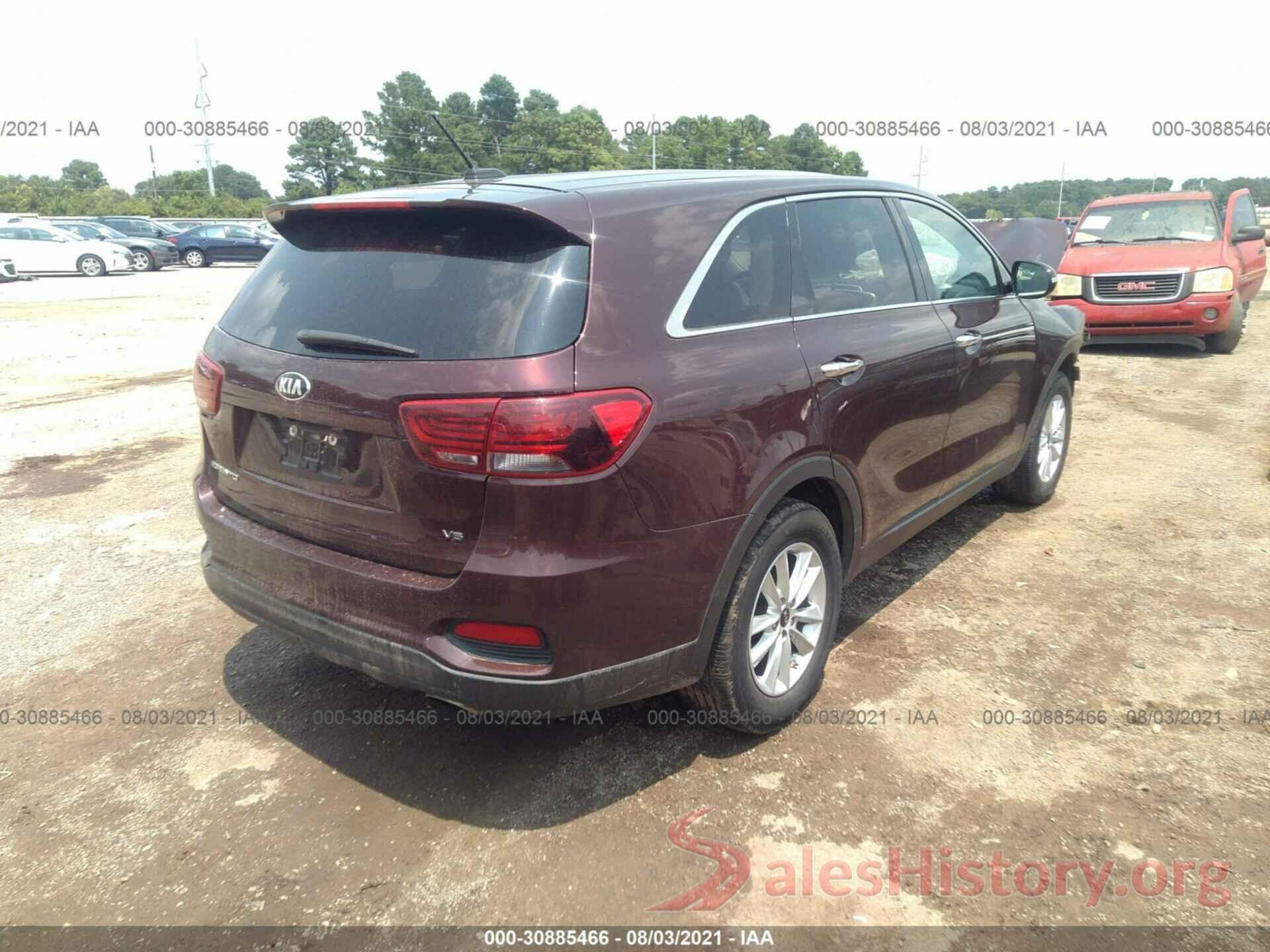 5XYPG4A50KG558326 2019 KIA SORENTO