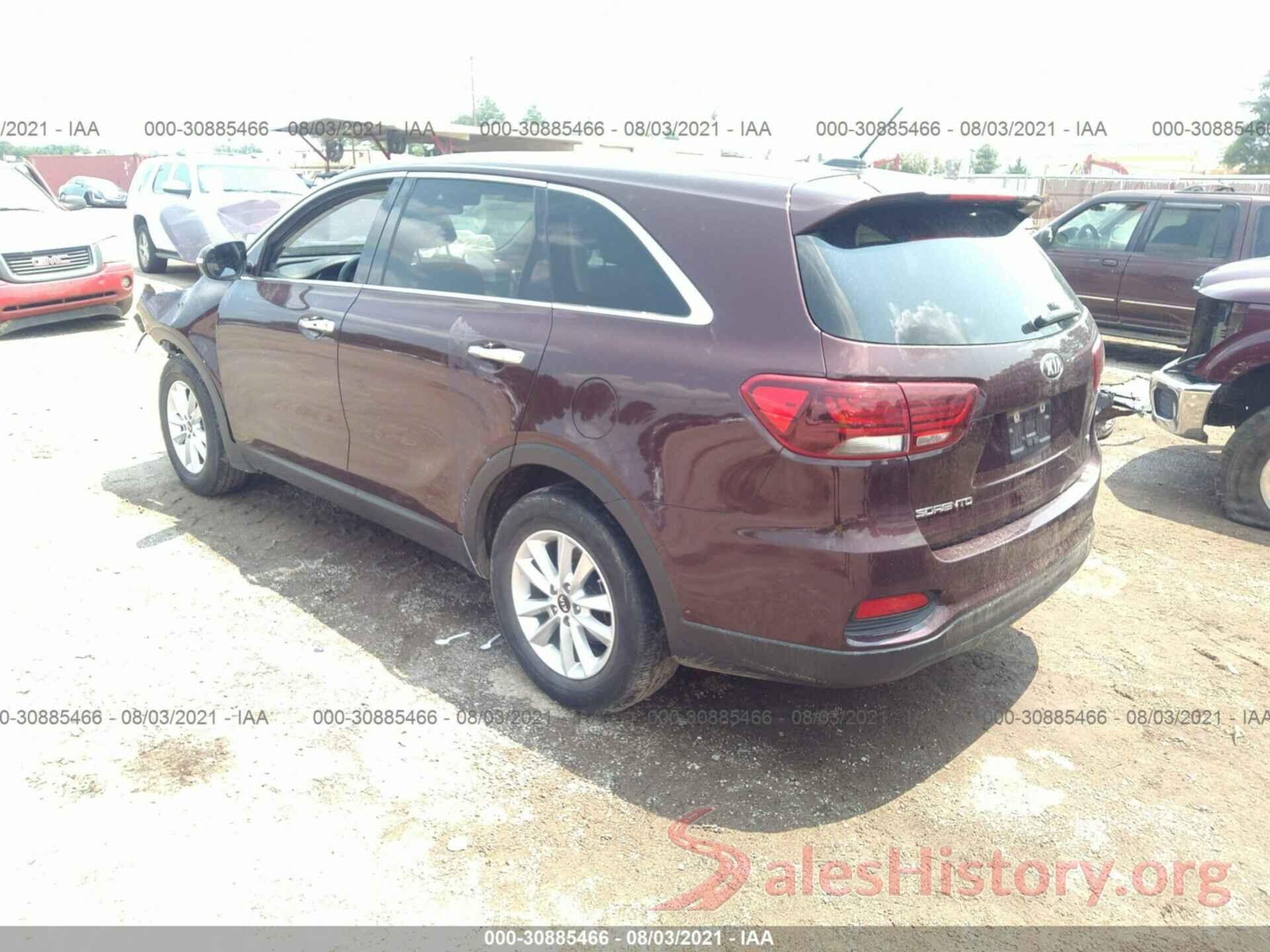 5XYPG4A50KG558326 2019 KIA SORENTO