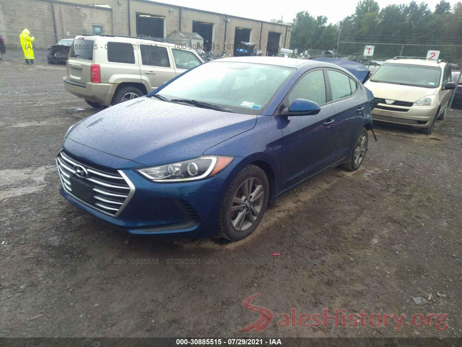 5NPD84LF6JH257301 2018 HYUNDAI ELANTRA