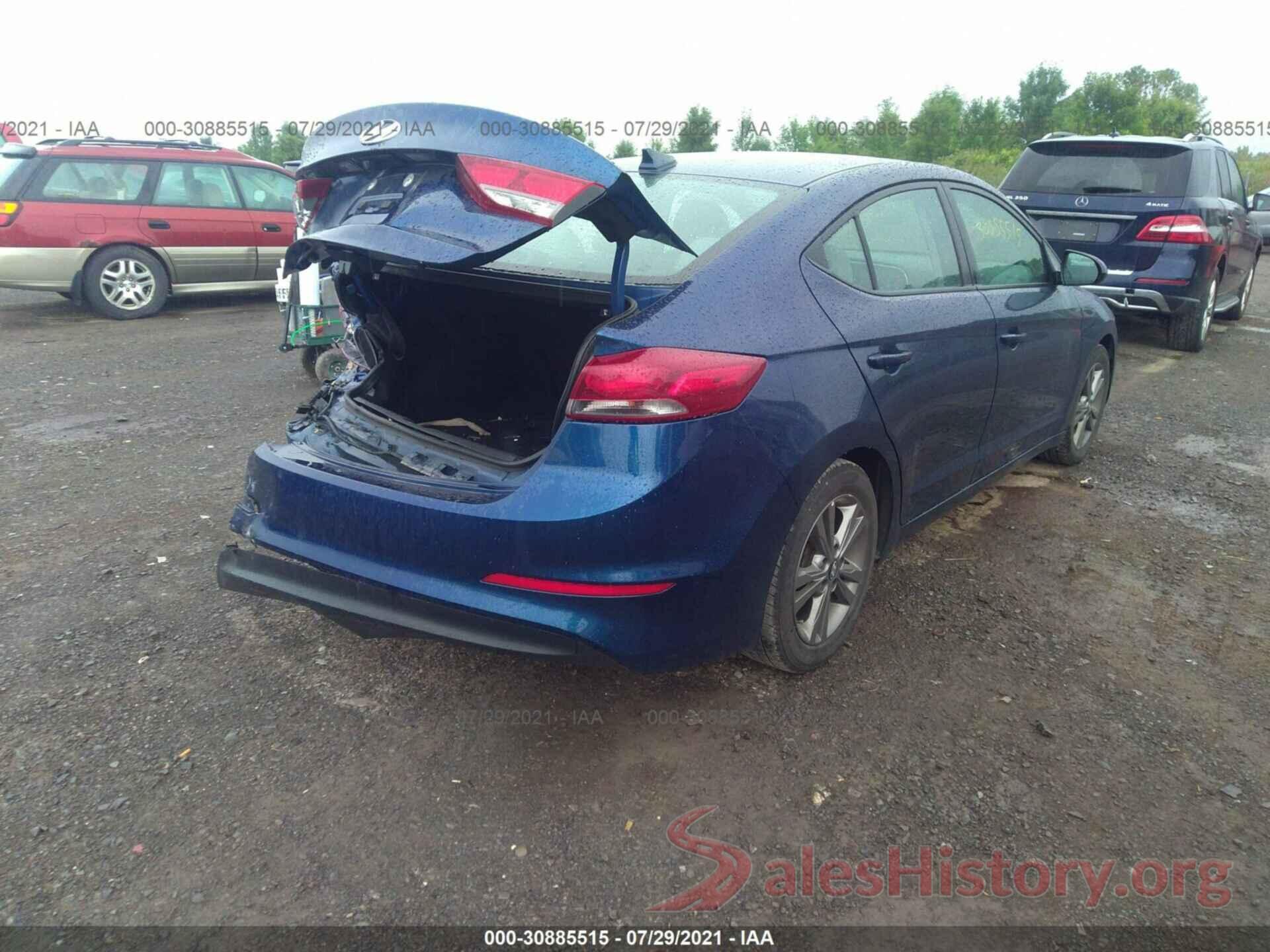 5NPD84LF6JH257301 2018 HYUNDAI ELANTRA