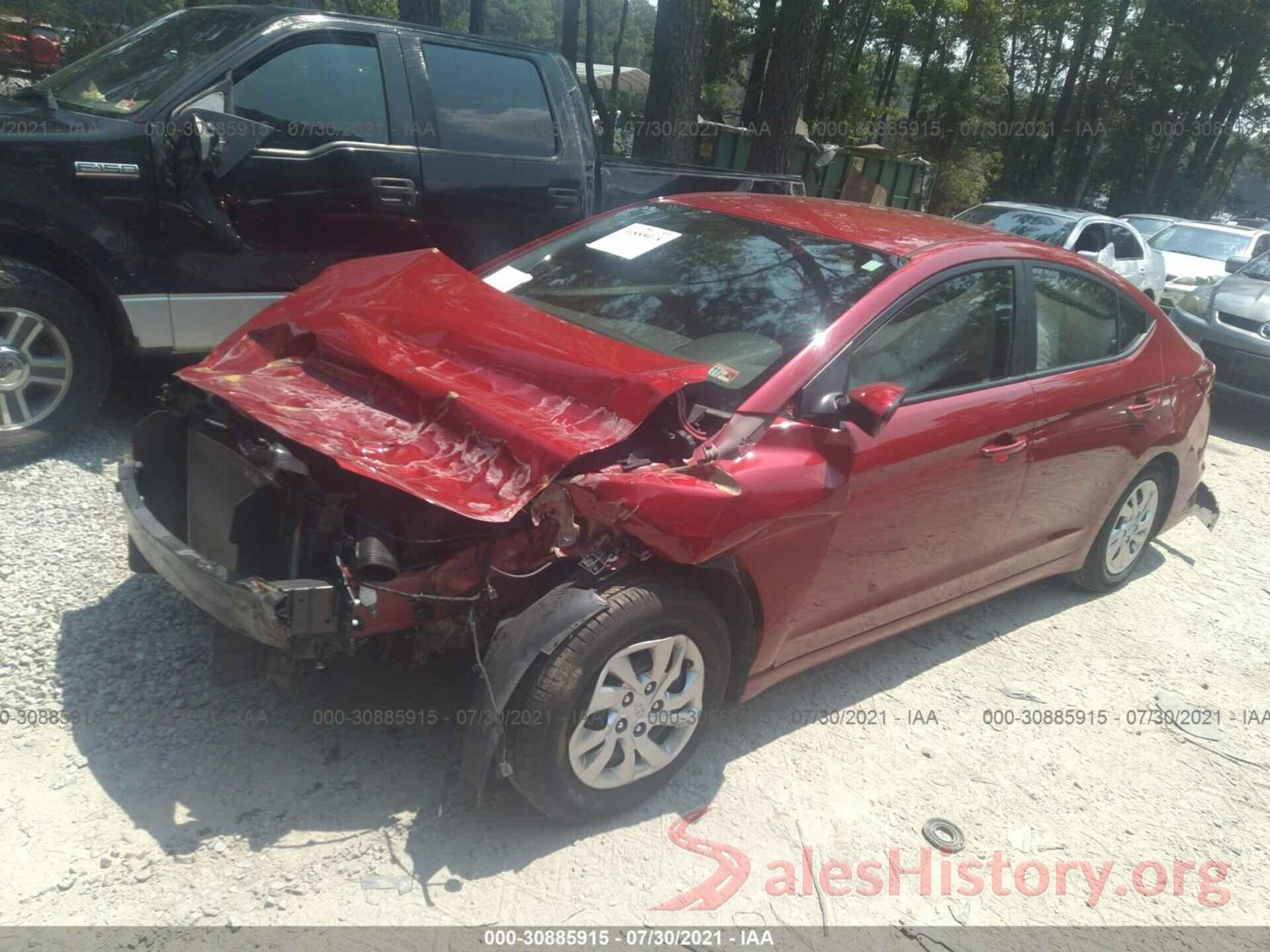 KMHD74LF7HU421735 2017 HYUNDAI ELANTRA