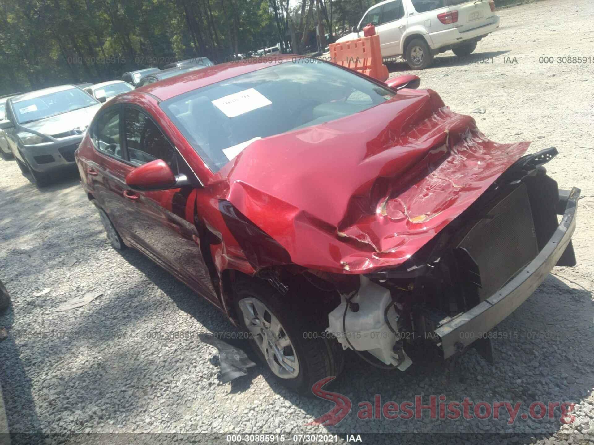 KMHD74LF7HU421735 2017 HYUNDAI ELANTRA