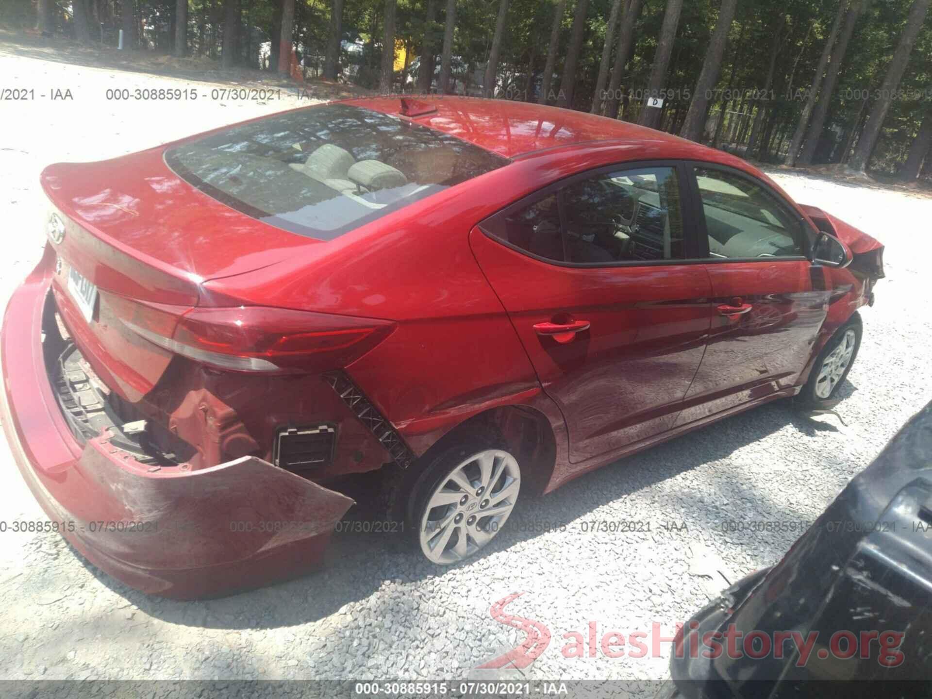 KMHD74LF7HU421735 2017 HYUNDAI ELANTRA