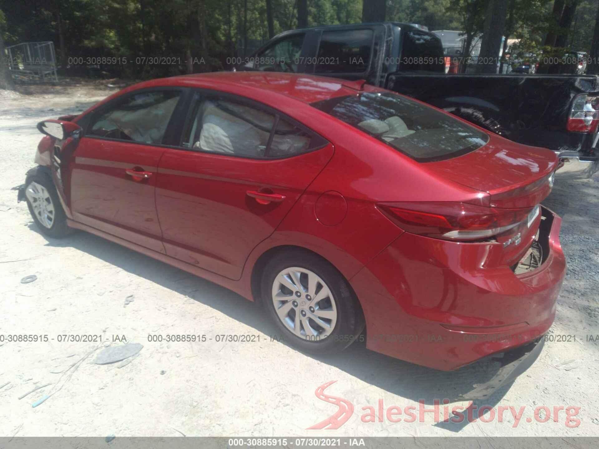 KMHD74LF7HU421735 2017 HYUNDAI ELANTRA