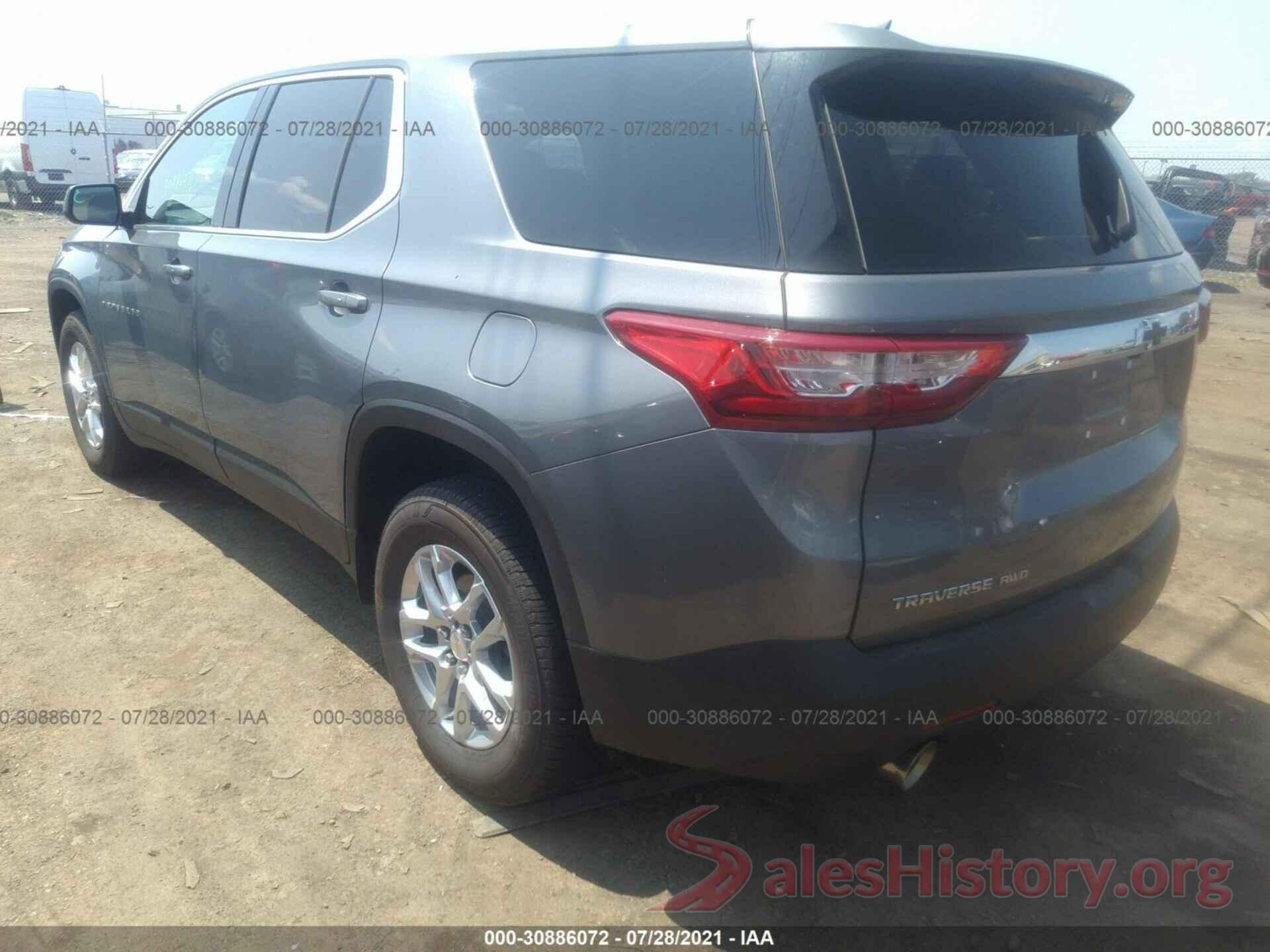 1GNEVFKW7MJ230119 2021 CHEVROLET TRAVERSE