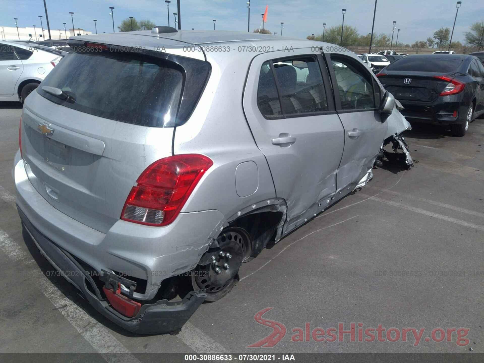 3GNCJKSB0JL384166 2018 CHEVROLET TRAX