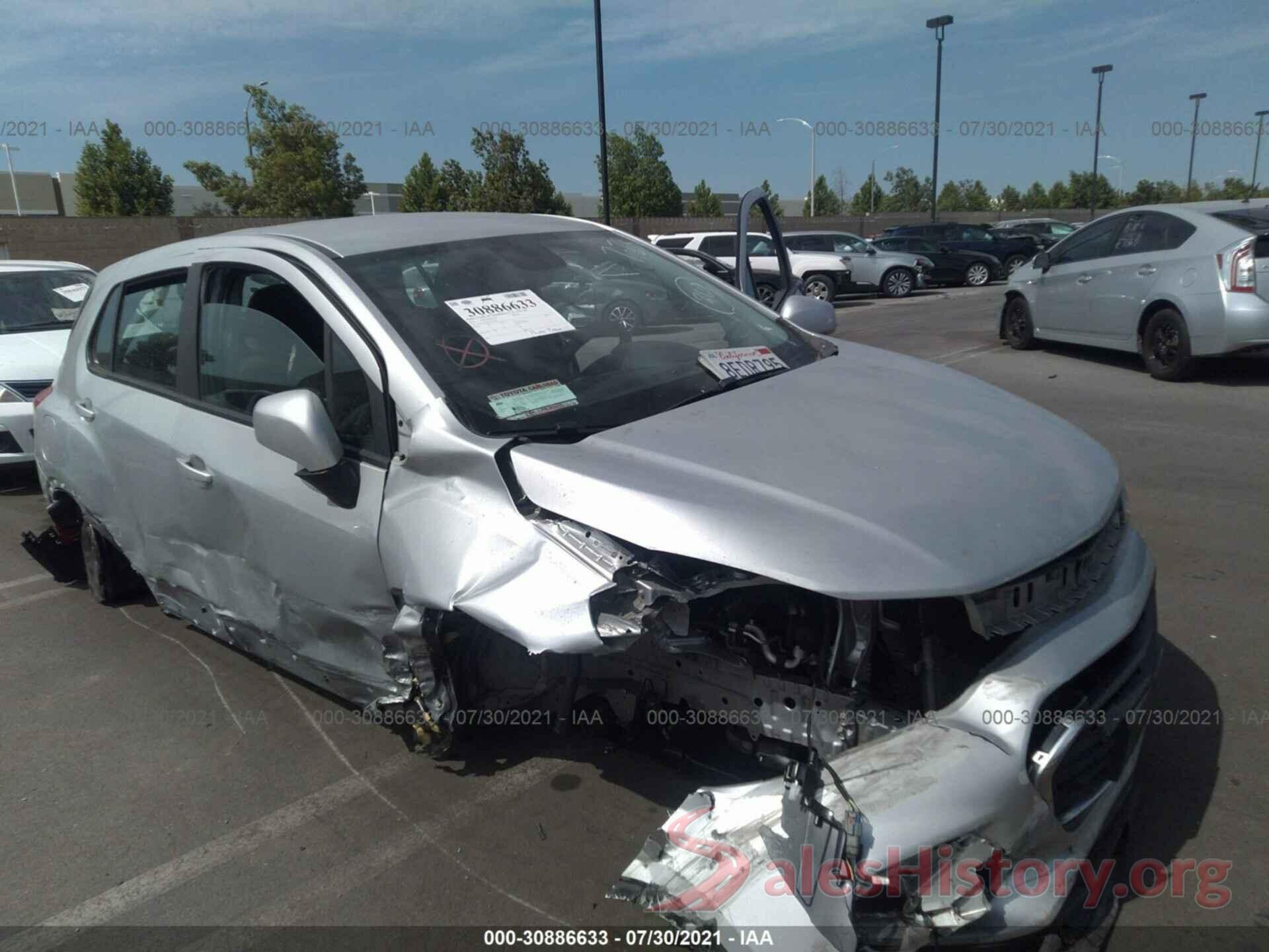 3GNCJKSB0JL384166 2018 CHEVROLET TRAX