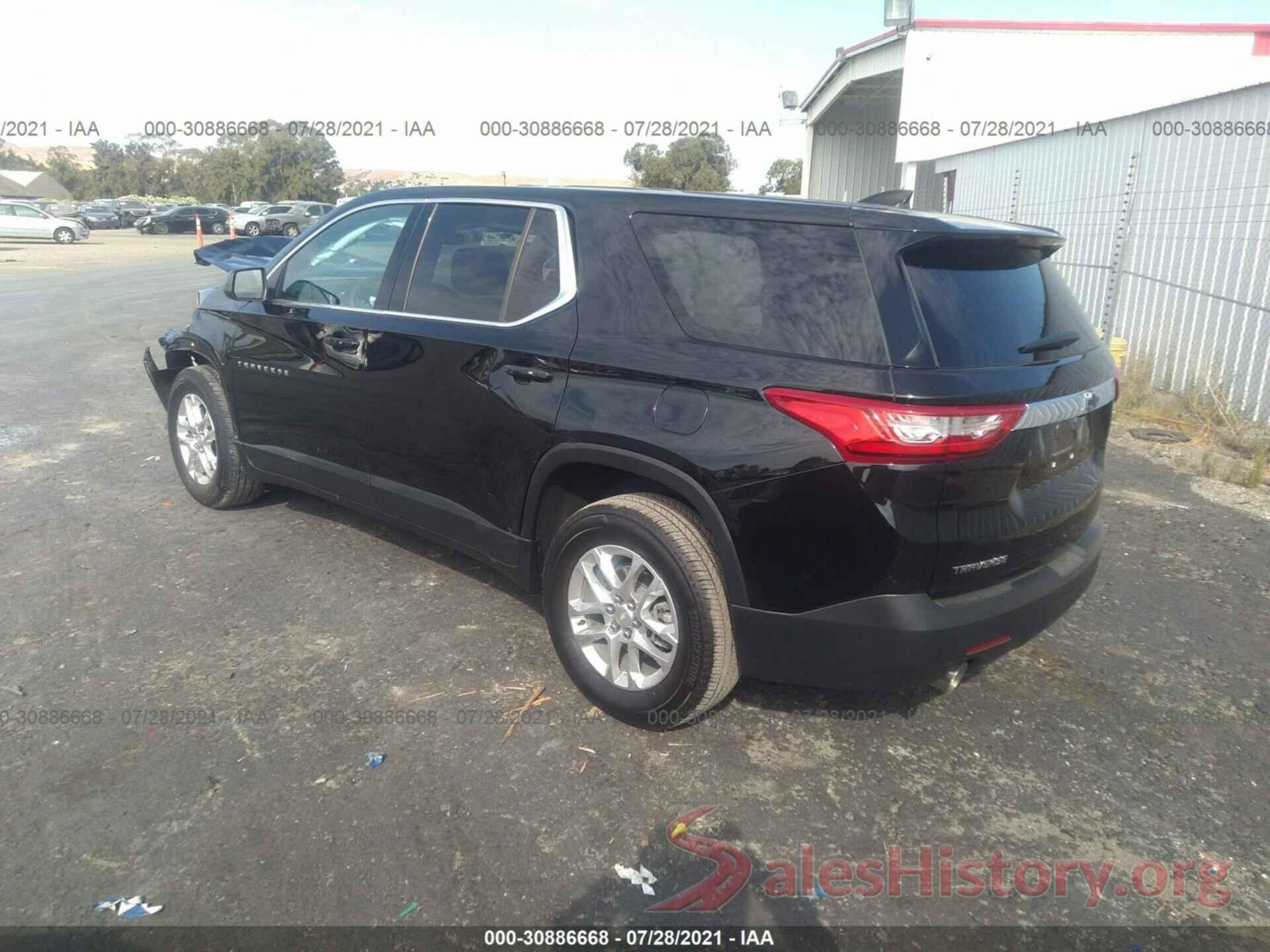 1GNERFKW3MJ143158 2021 CHEVROLET TRAVERSE