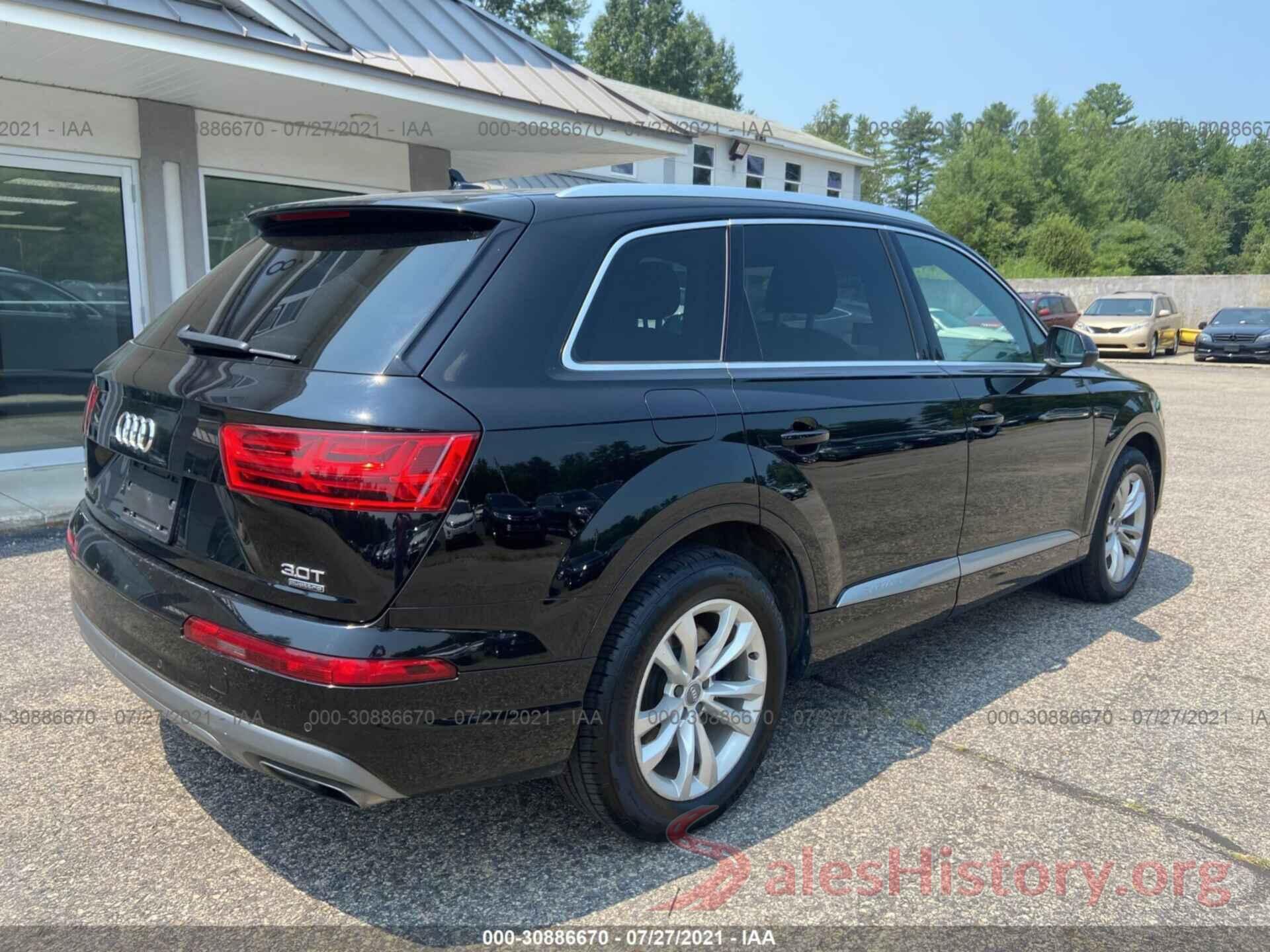 WA1AAAF77HD007070 2017 AUDI Q7