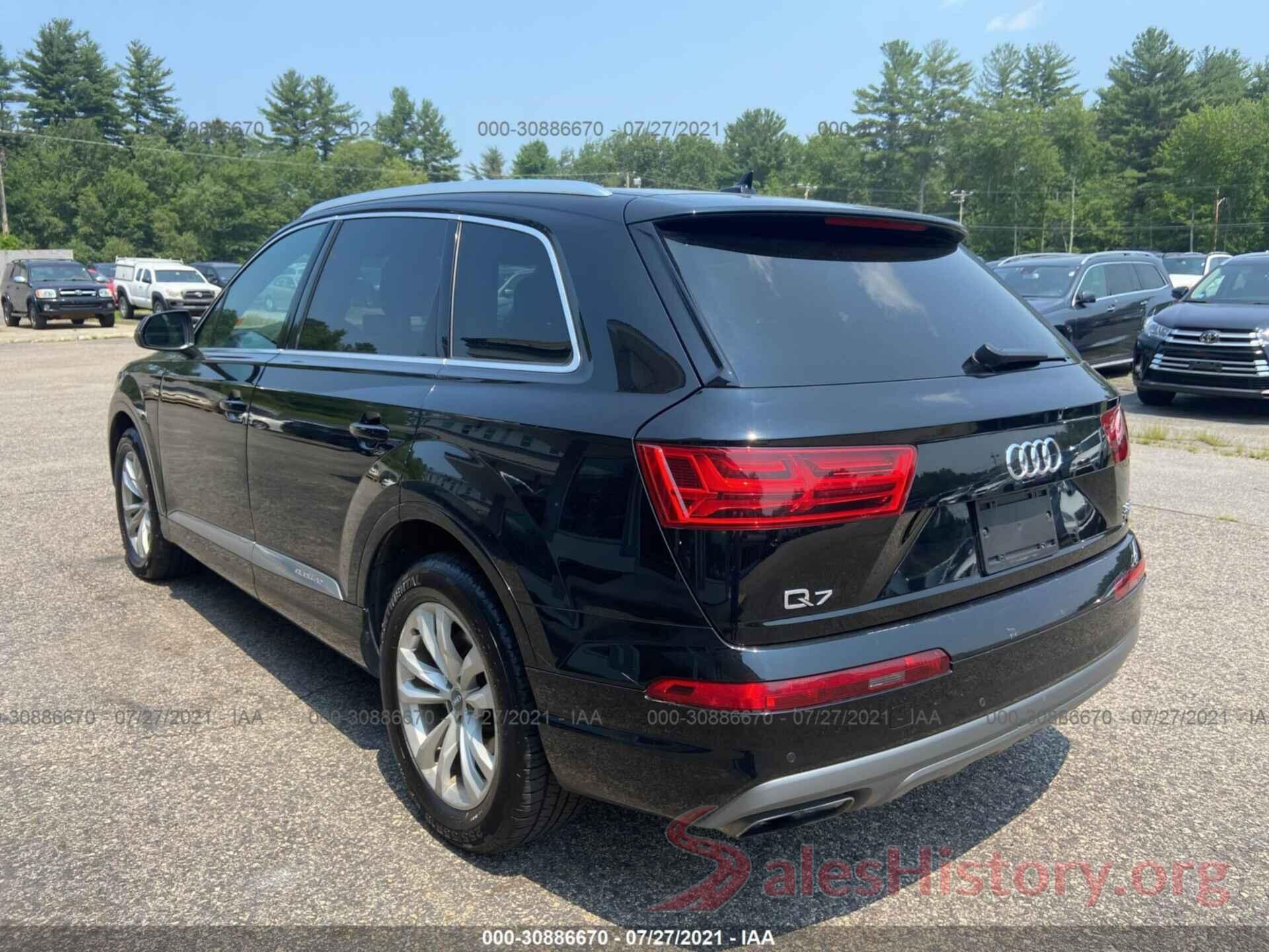 WA1AAAF77HD007070 2017 AUDI Q7