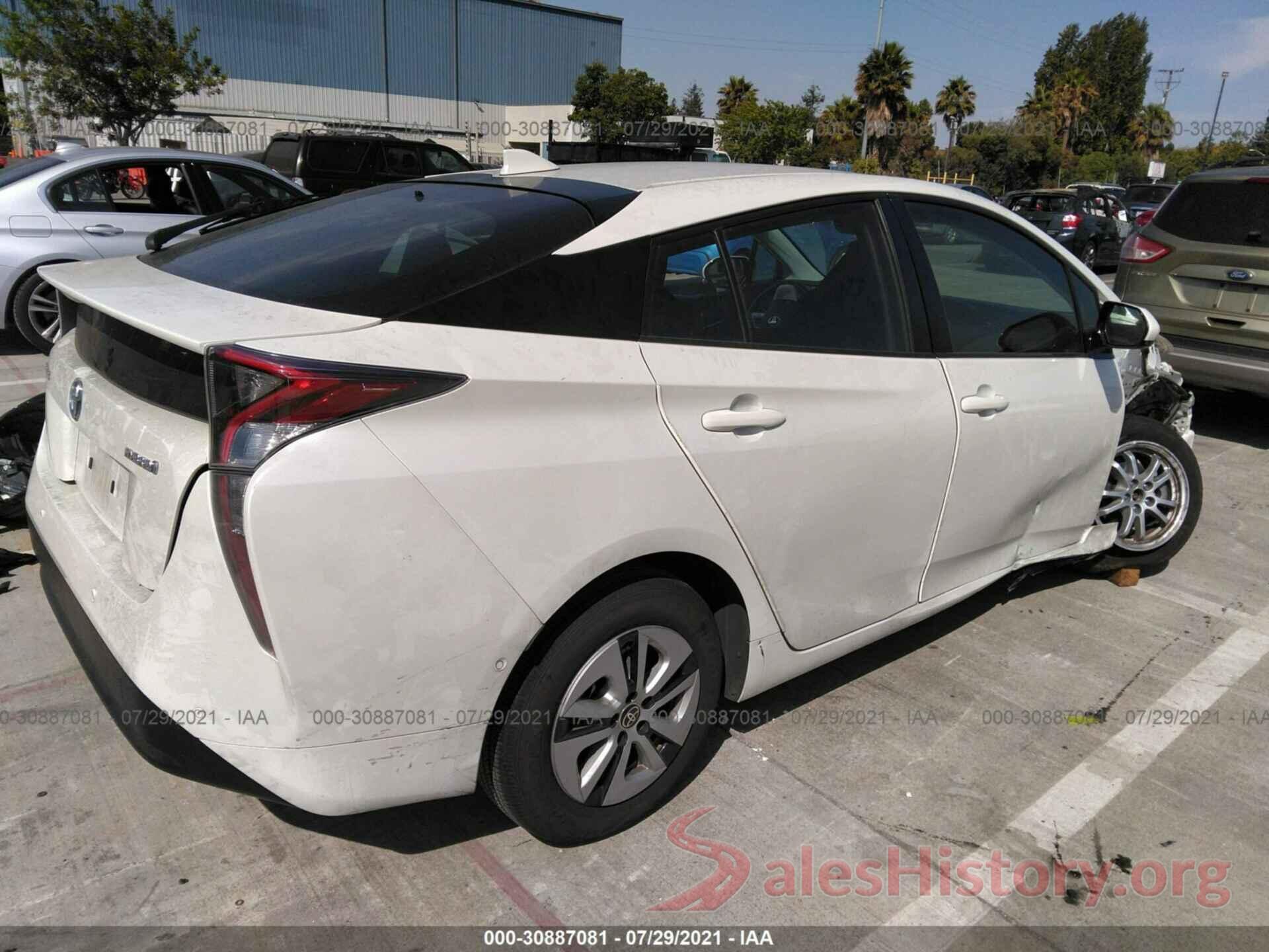 JTDKBRFU2H3052936 2017 TOYOTA PRIUS