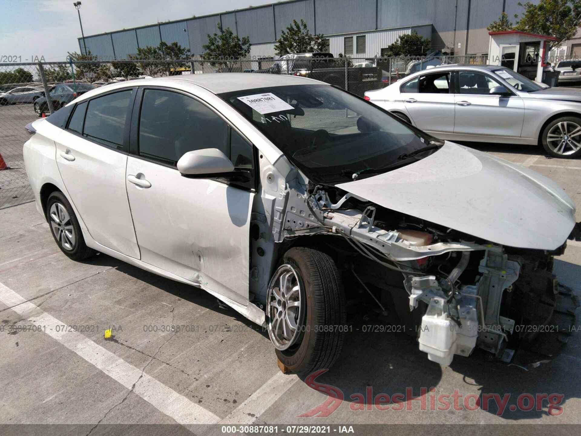 JTDKBRFU2H3052936 2017 TOYOTA PRIUS