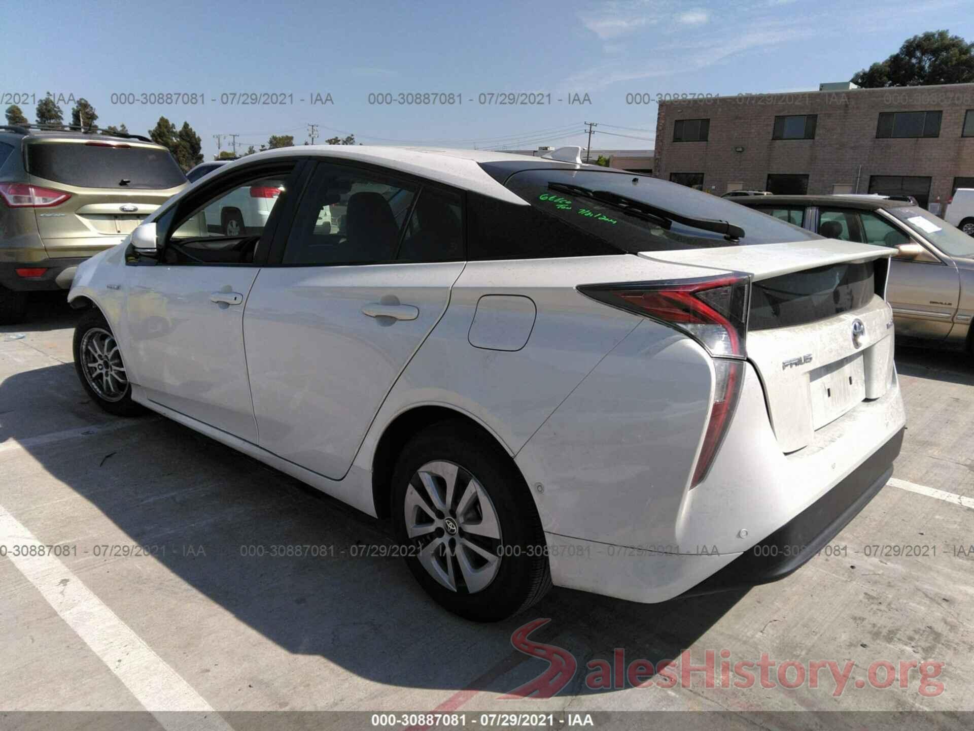 JTDKBRFU2H3052936 2017 TOYOTA PRIUS