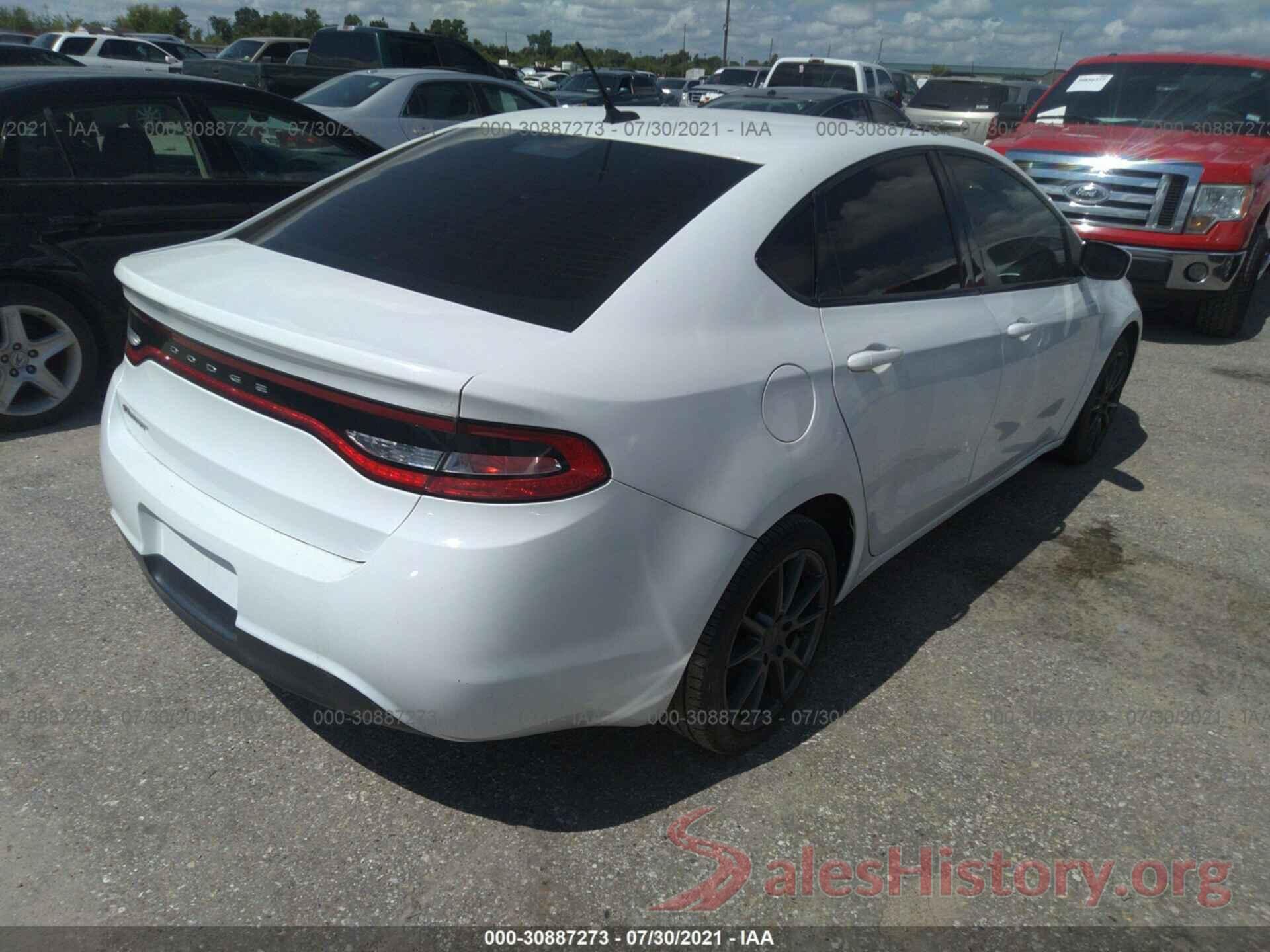 1C3CDFAA5GD503767 2016 DODGE DART