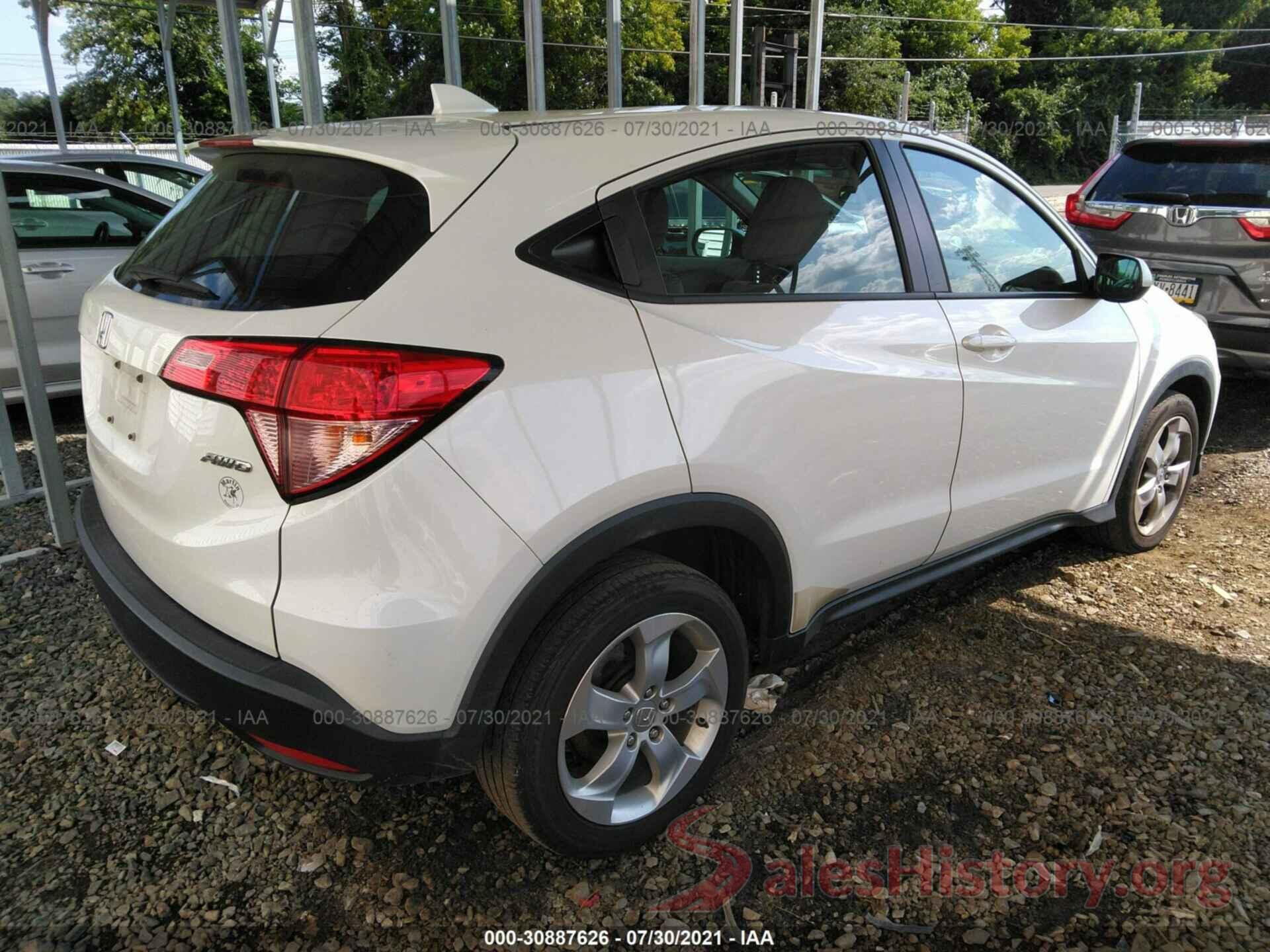 3CZRU6H31GM718980 2016 HONDA HR-V