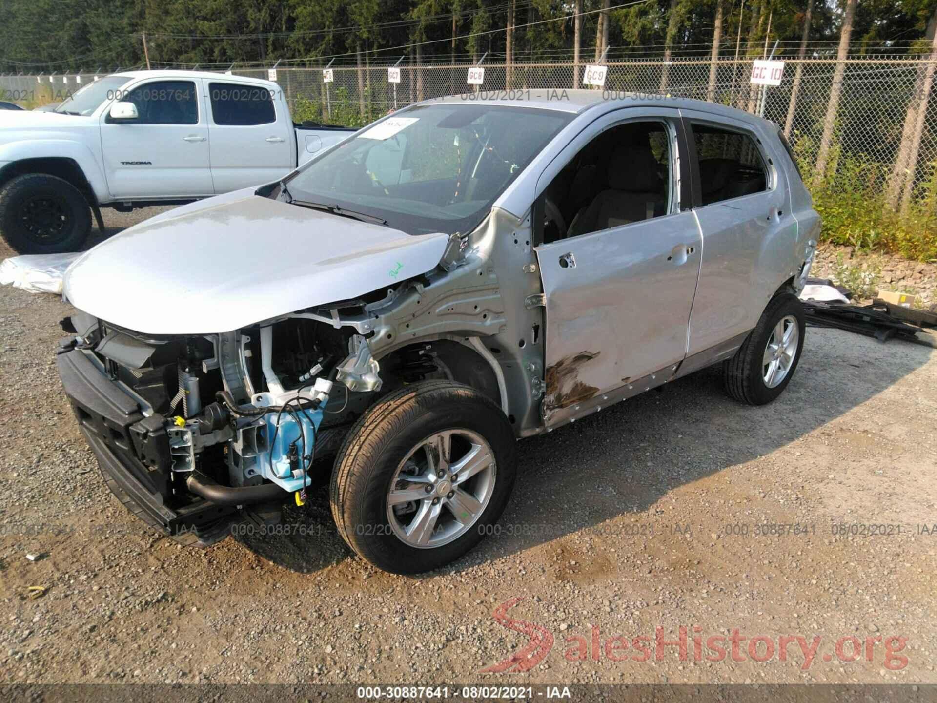 3GNCJNSB4LL298833 2020 CHEVROLET TRAX