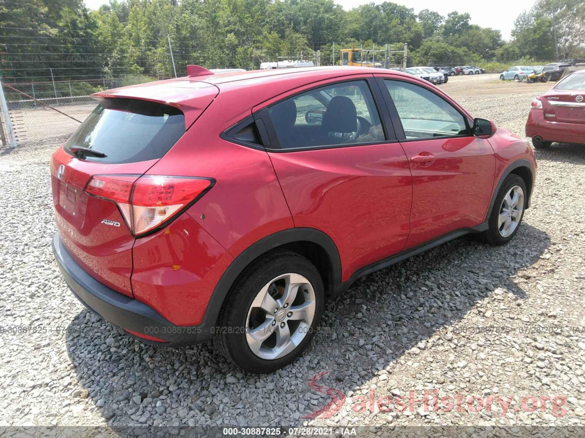 3CZRU6H35GM721462 2016 HONDA HR-V