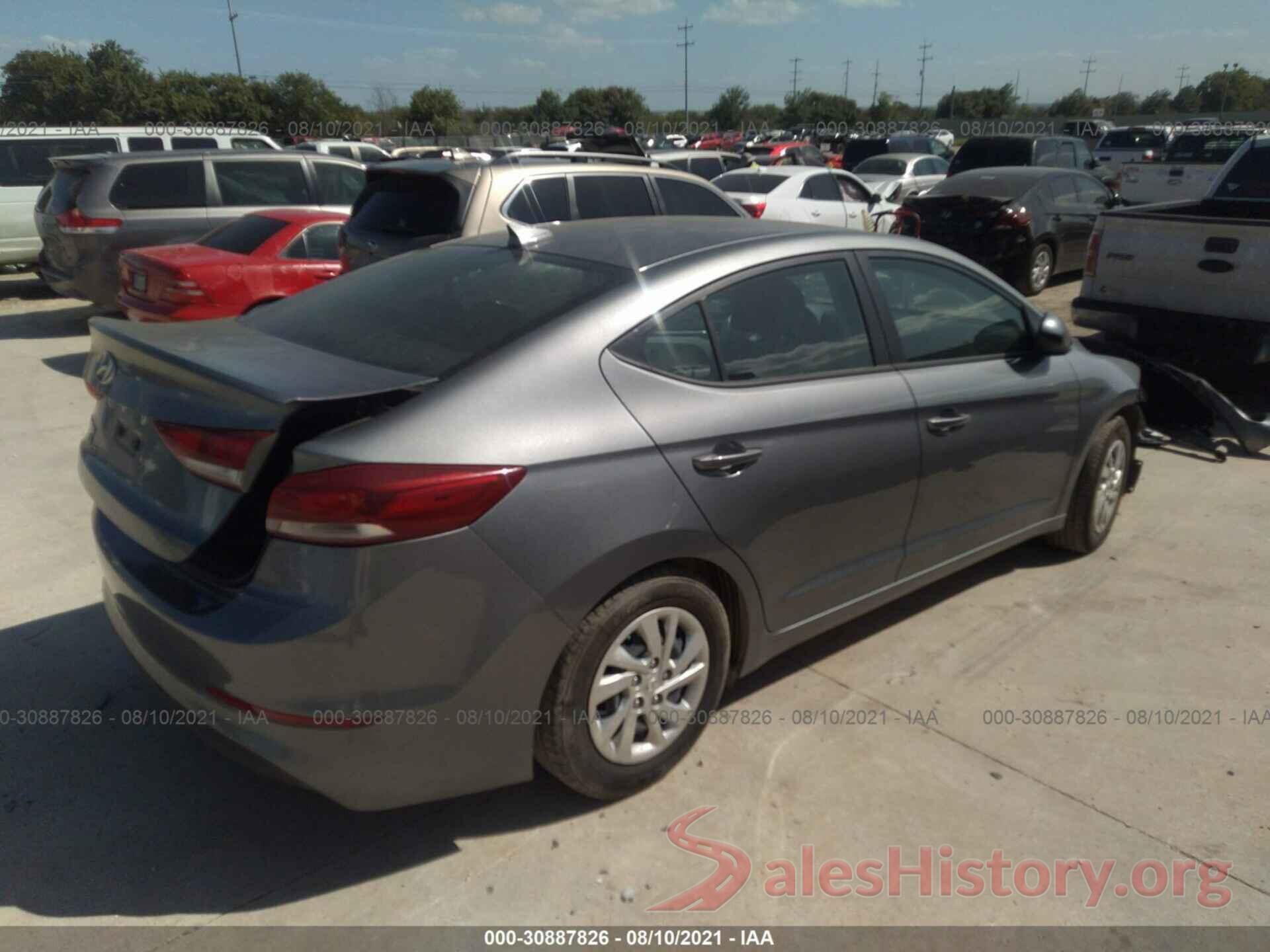 KMHD74LF2HU371407 2017 HYUNDAI ELANTRA