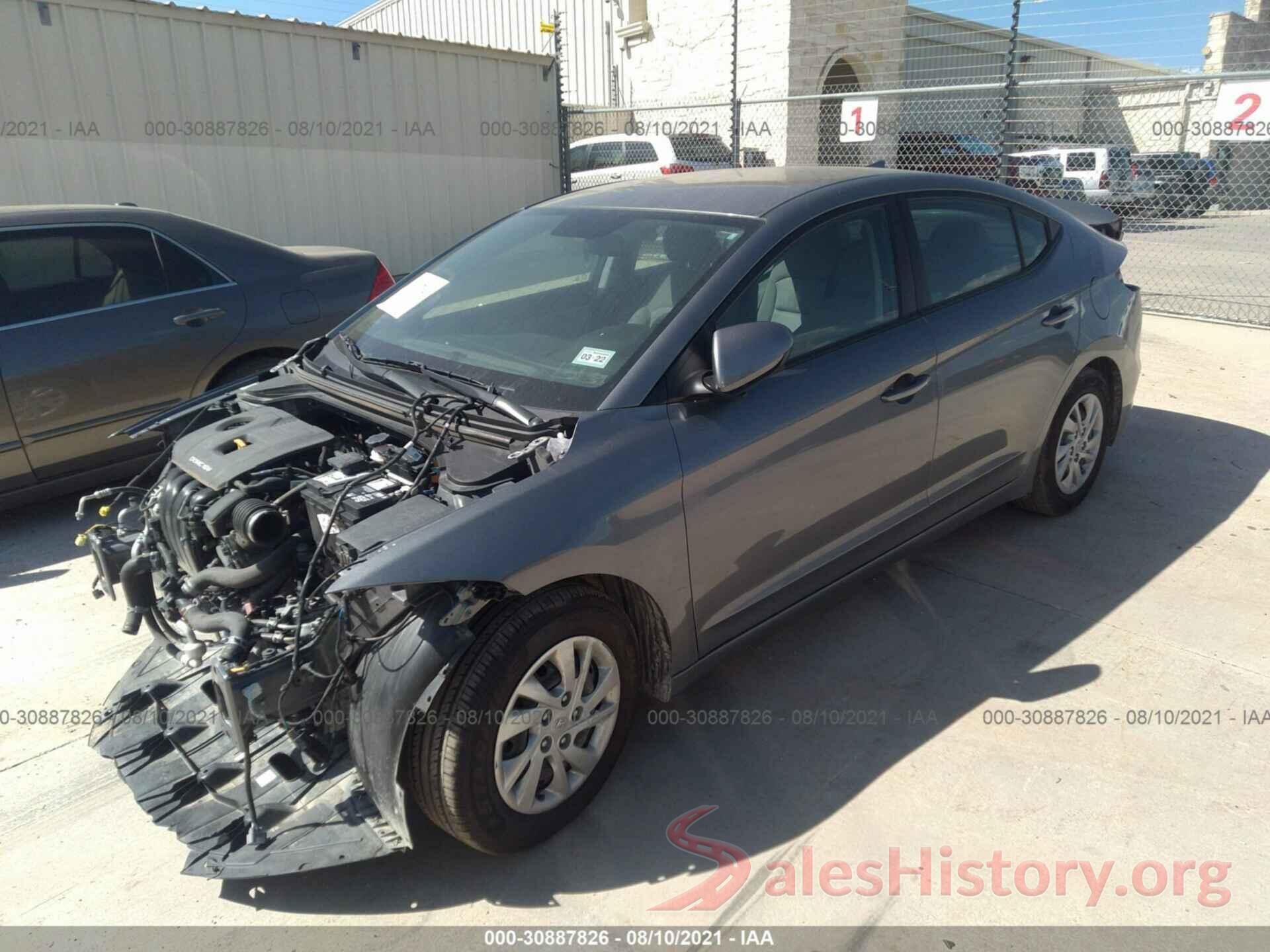 KMHD74LF2HU371407 2017 HYUNDAI ELANTRA