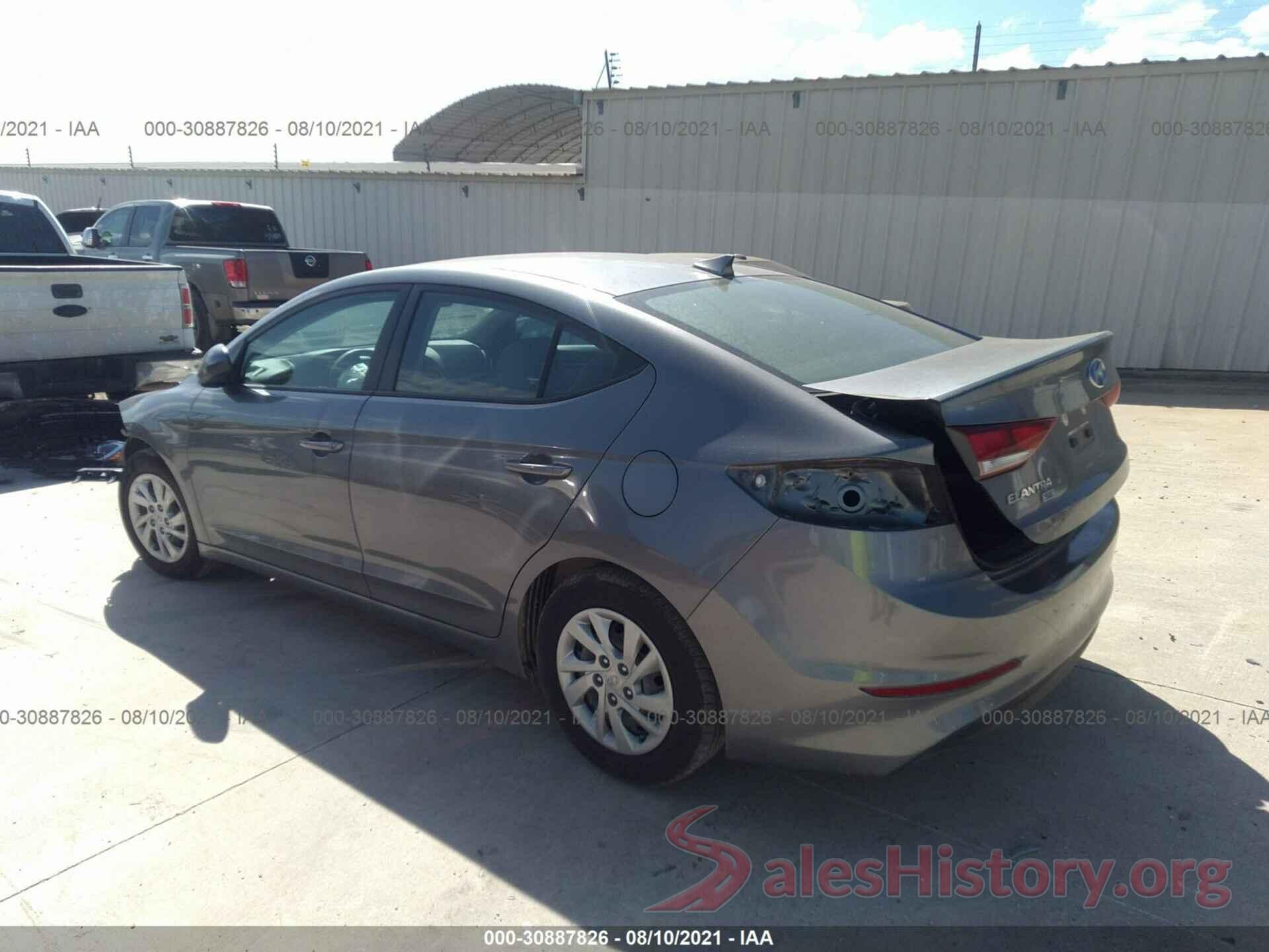 KMHD74LF2HU371407 2017 HYUNDAI ELANTRA