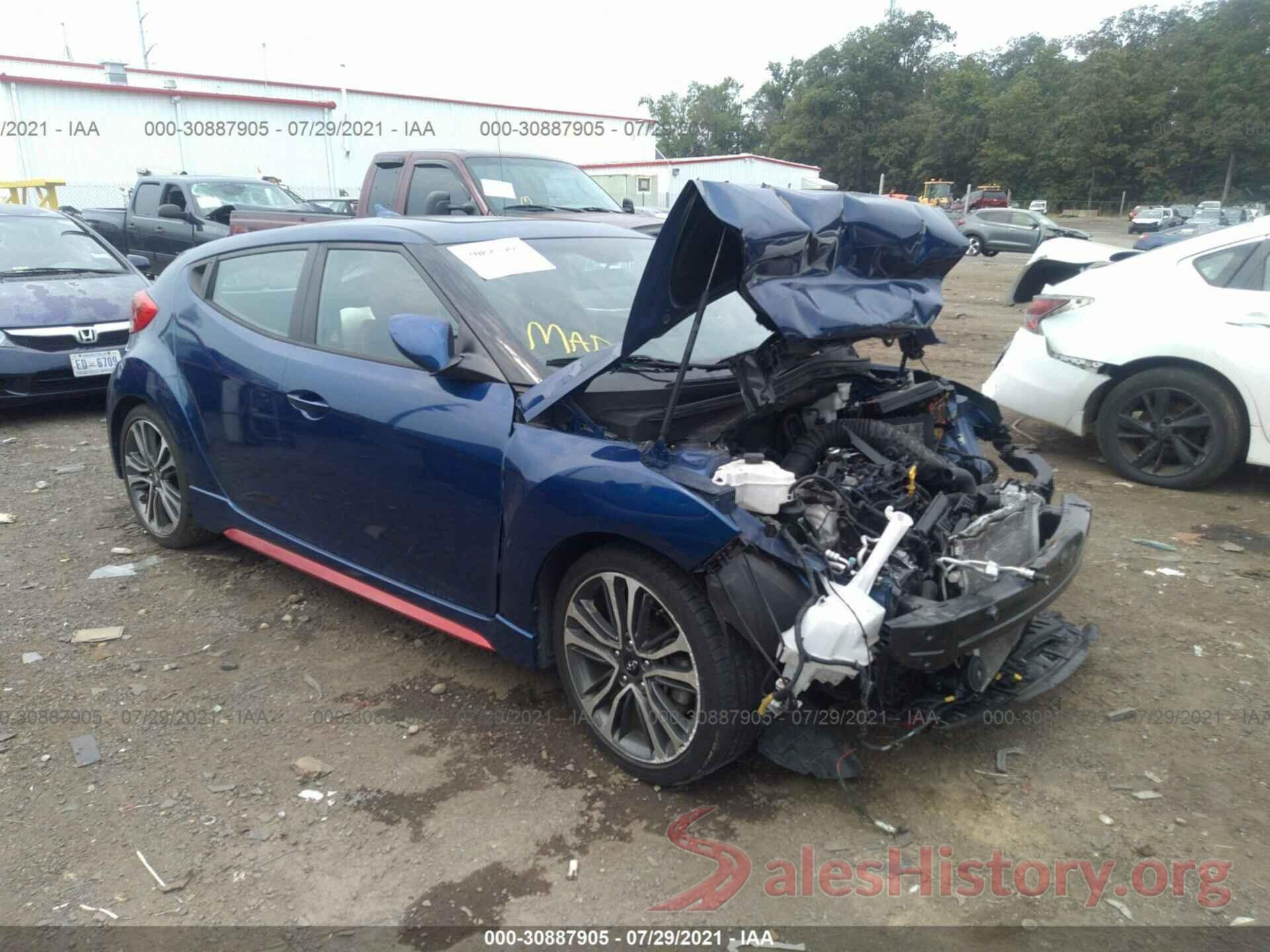 KMHTC6AE9HU318278 2017 HYUNDAI VELOSTER