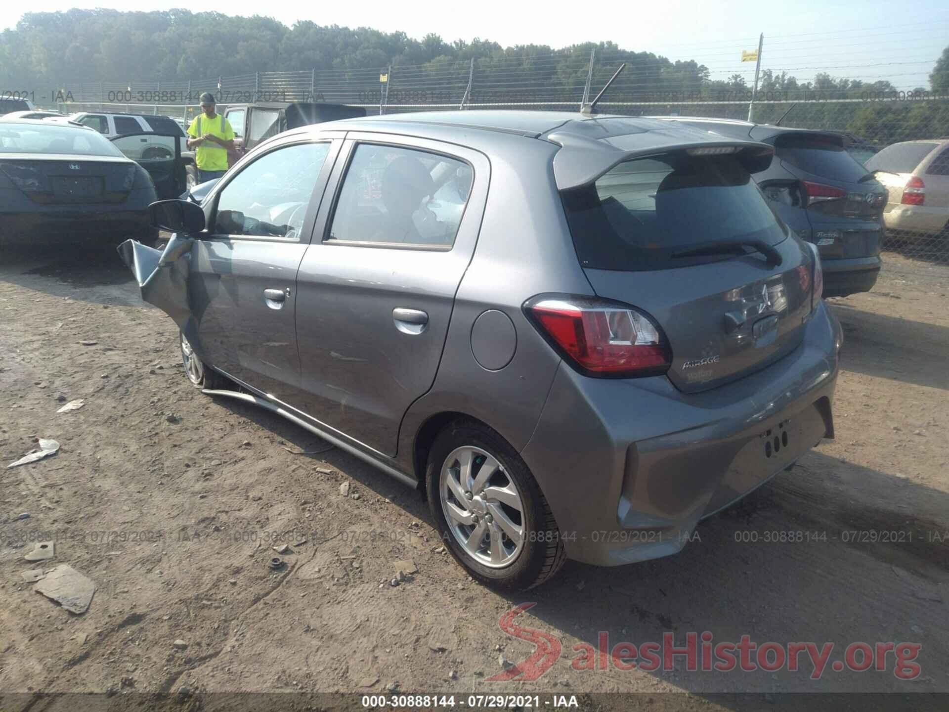 ML32AUHJ5MH000824 2021 MITSUBISHI MIRAGE